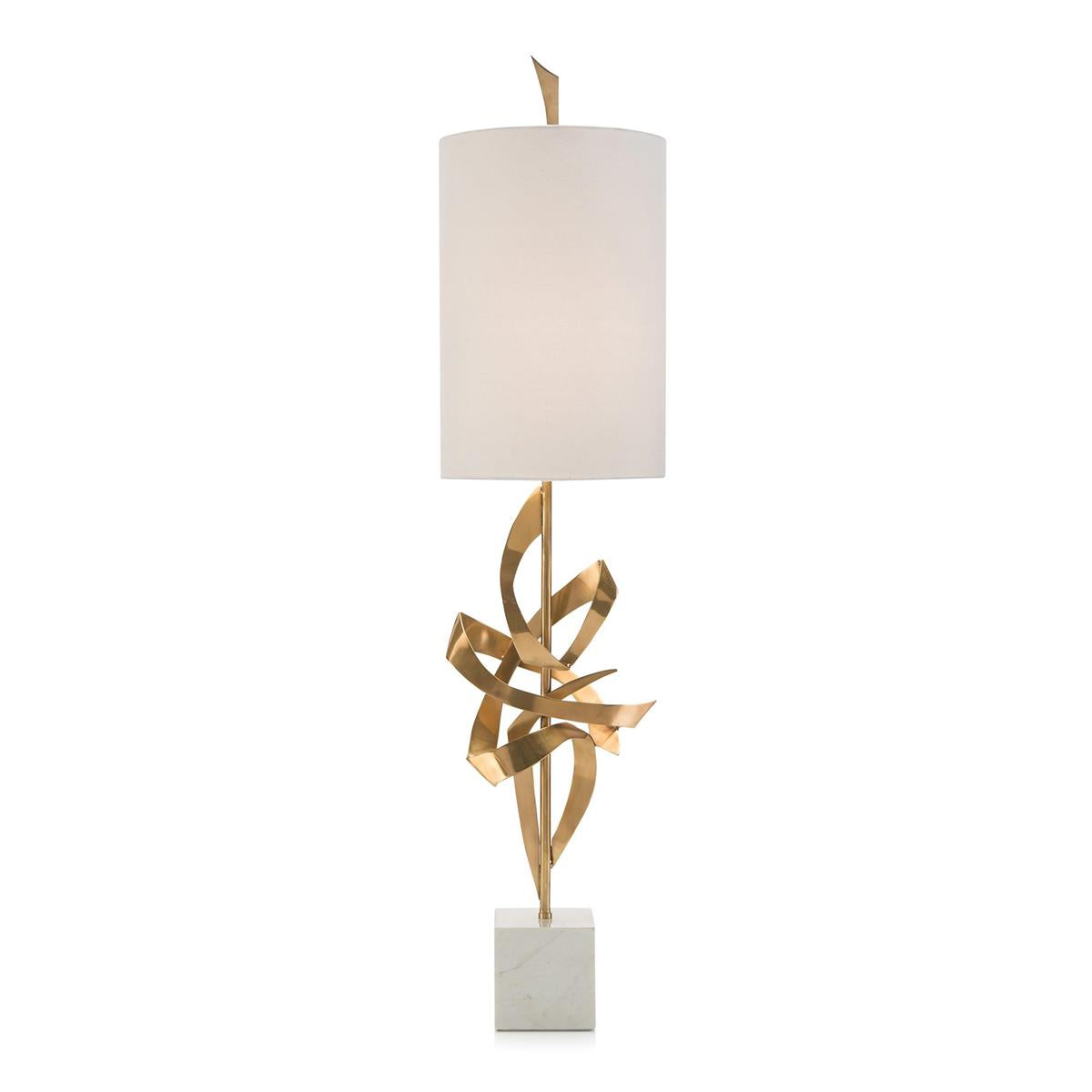 Modern White Architectural Table Lamp - Sleek Design for Home Office, Living Room & Bedroom Decor