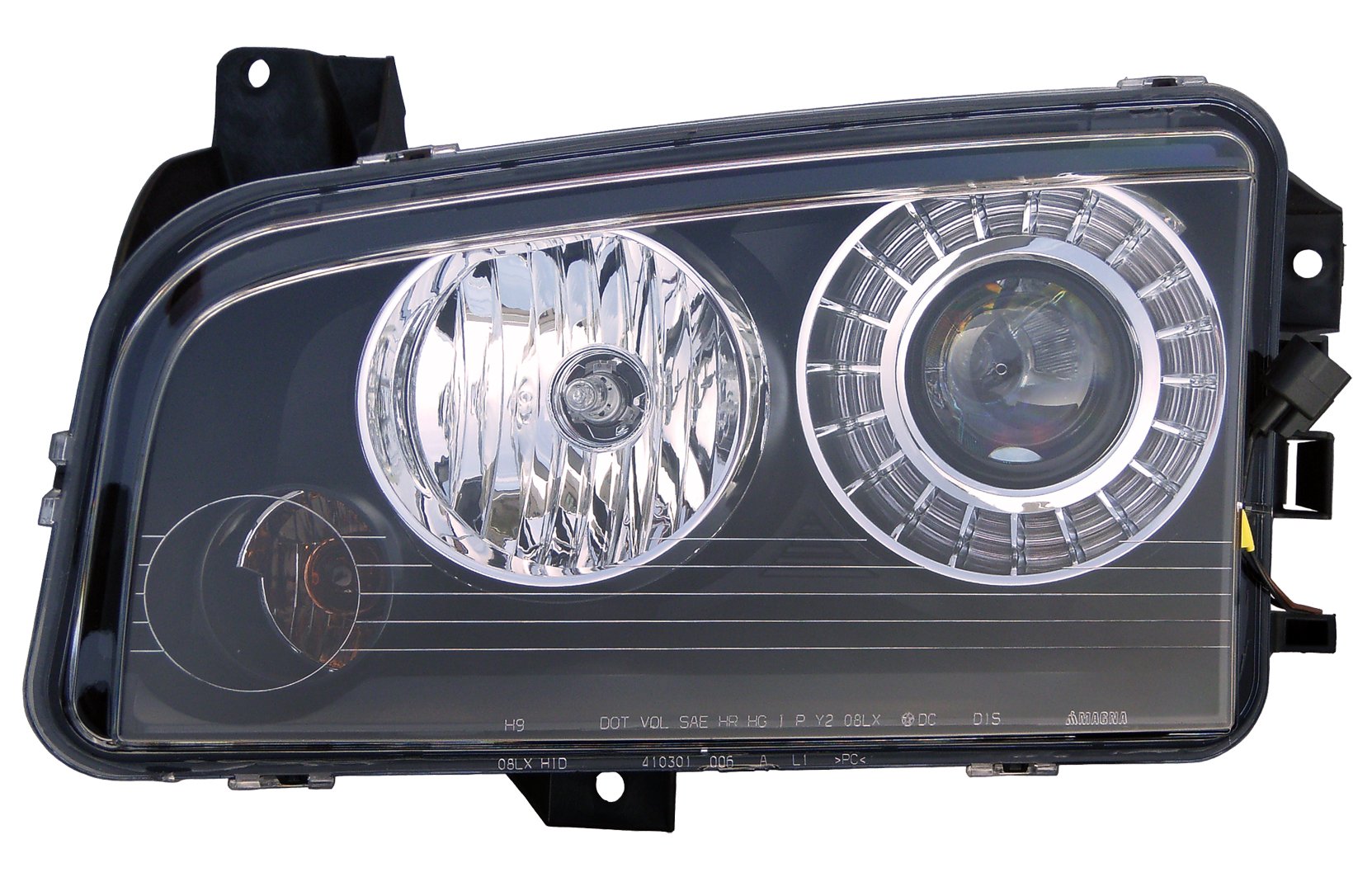 HID Headlight Replacement for 2008-2010 Dodge Charger - Driver Side Left Front Lamp - Perfect for Night Driving & Enhanced Visibility