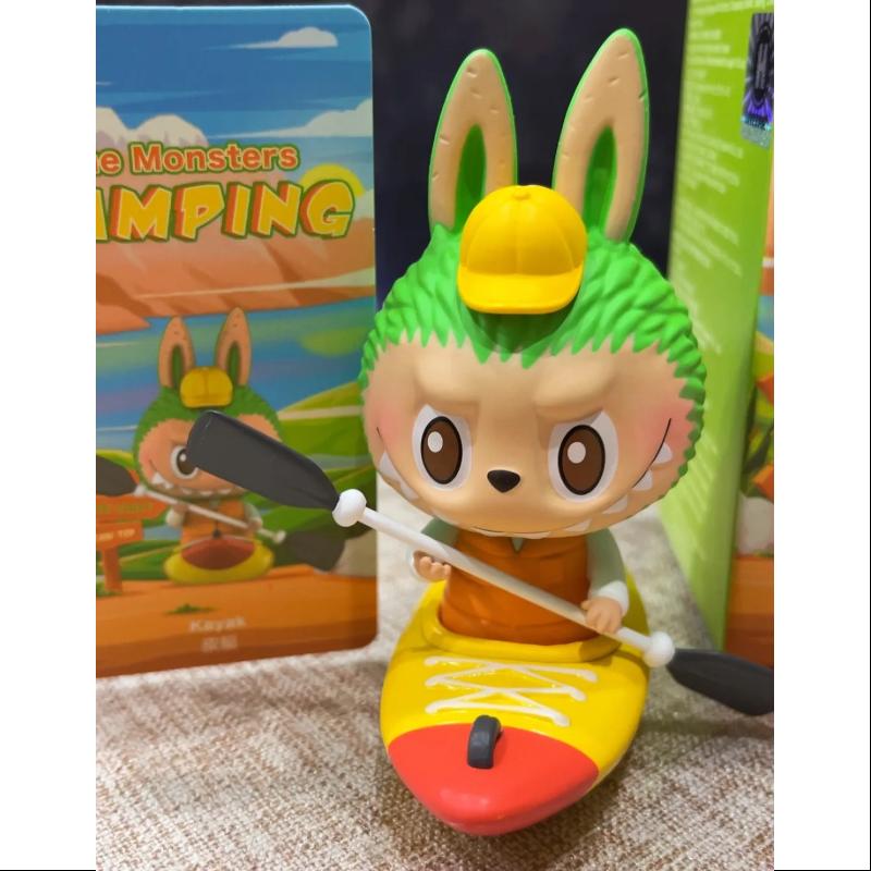 Labubu The Monsters Camping Series Kayak - Collectible Vinyl Figure for Outdoor Adventure Enthusiasts | Perfect for Display, Gifts, and Camping-Themed Decor