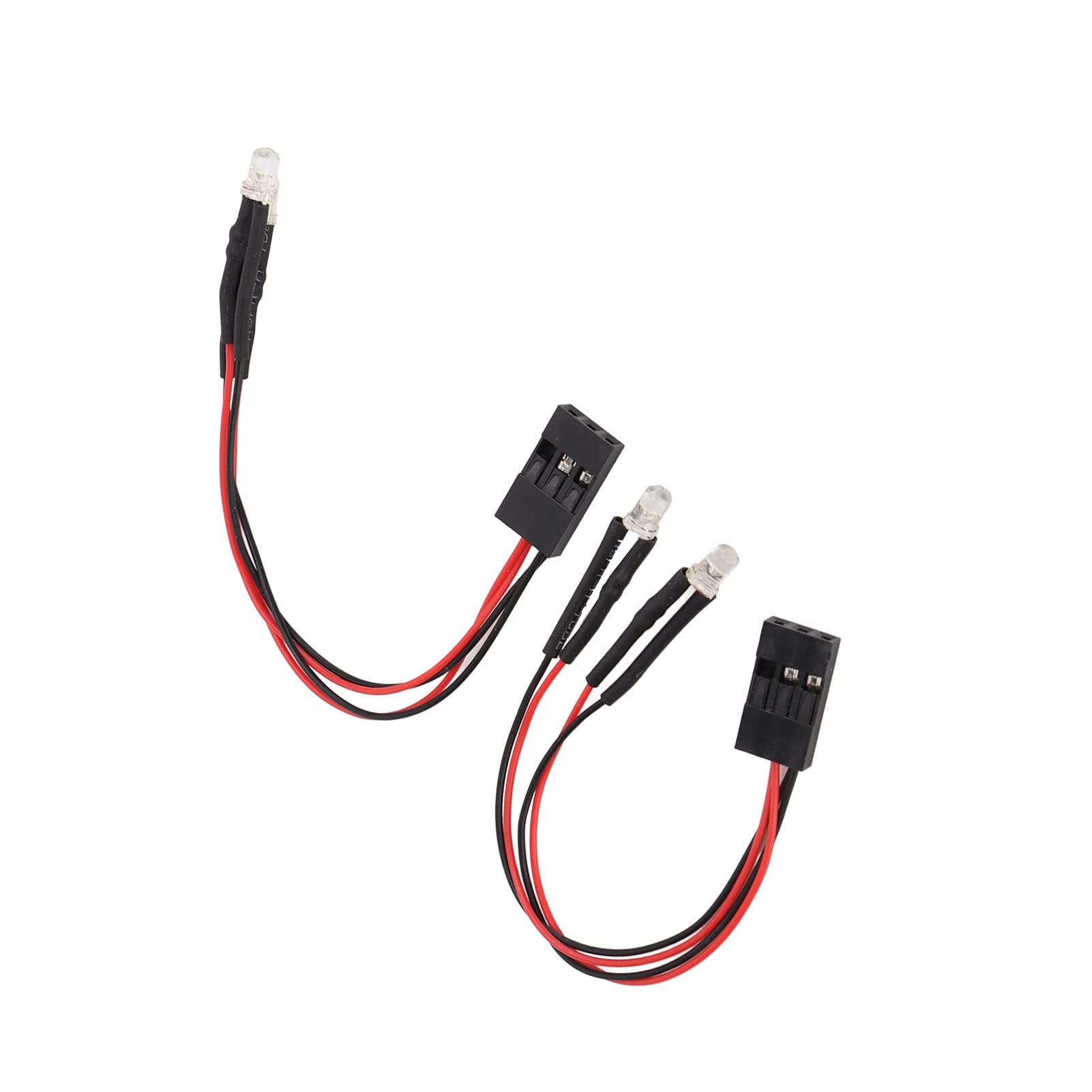 2Pcs High Simulation RC Car LED Lights for Scx24, 1/24 & 1/18 Scale Remote Control Cars - Durable Car Lamp Accessories for Night Racing & Off-Road Adventures