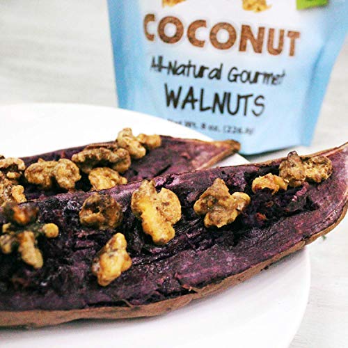 Premium Organic Walnuts with Coconut - 1.25 oz (12-Pack) | Vegan, Gluten-Free, Non-GMO Superfood Snack | Rich in Omega-3, ALA & Antioxidants | Healthy On-the-Go Snacking for Work, Travel & Fitness