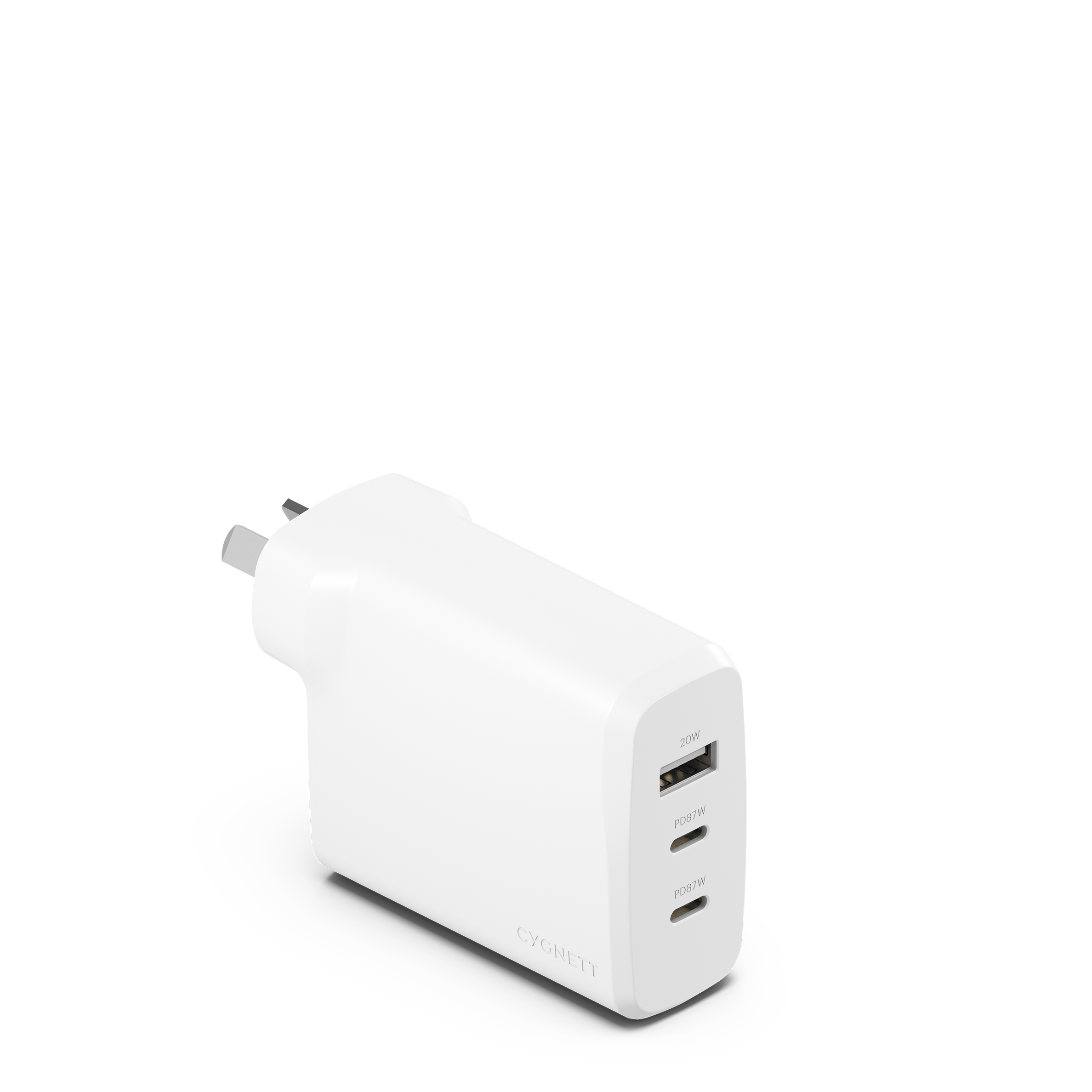 87W Multi Port USB C Wall Charger Fast Charging Block for iPhone 15/14/13, Samsung Galaxy, iPad, MacBook - Compact Travel Charger for Home, Office, Car & Airplane