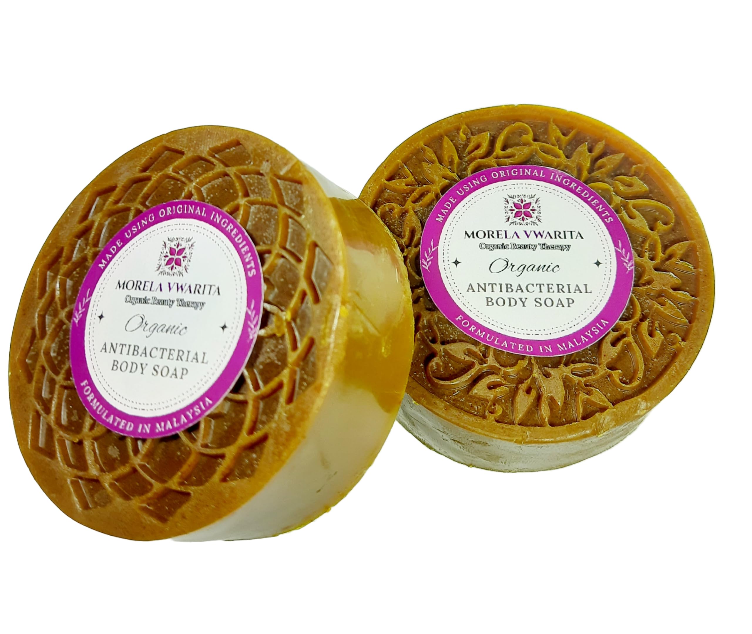 Organic Antibacterial Body Soap with Morela & Vwarita Extracts - Natural Skin Cleanser for Acne, Eczema & Sensitive Skin - Perfect for Daily Shower & Post-Workout Use