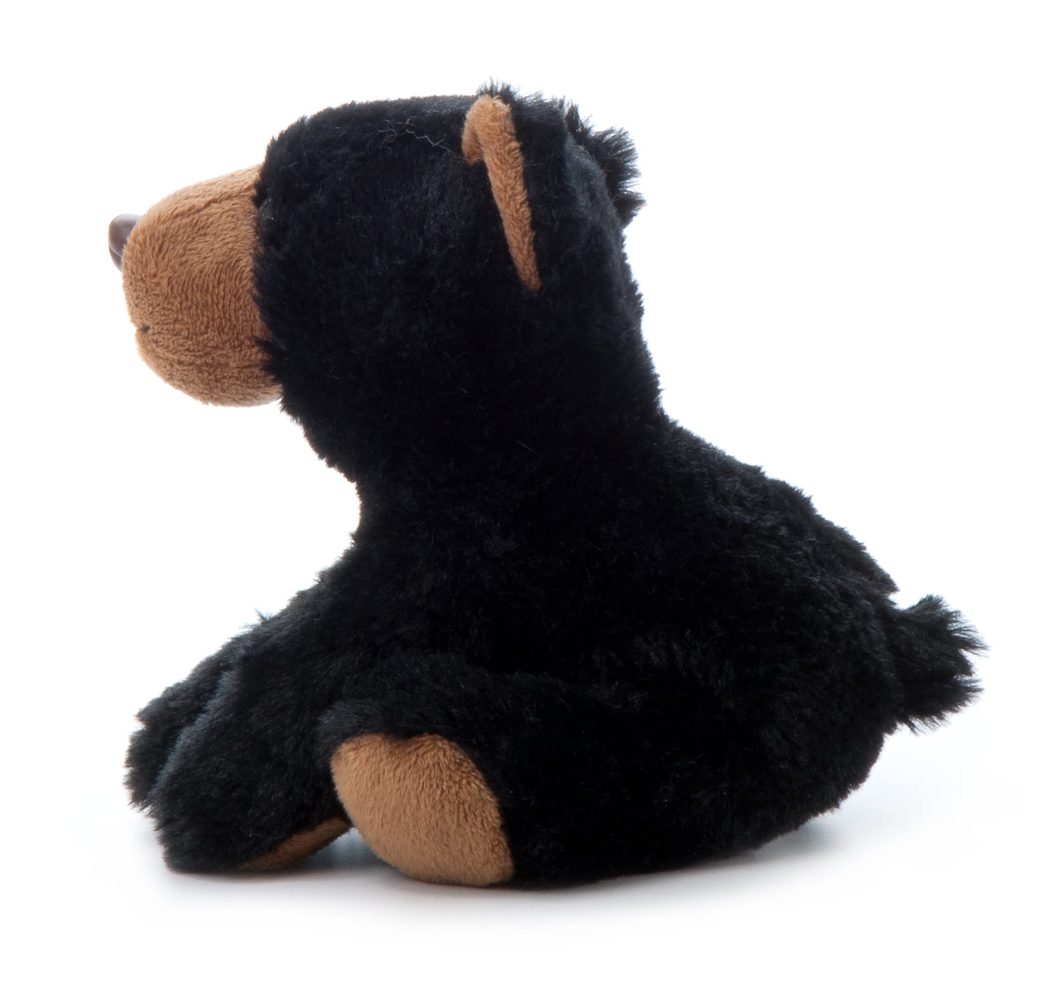 Wild Onez 9-Inch Black Bear Plush Toy - Soft Stuffed Animal for Kids, Perfect Gift for Birthdays & Holidays - Great for Cuddling, Nursery Decor, and Themed Petting Zoo Play
