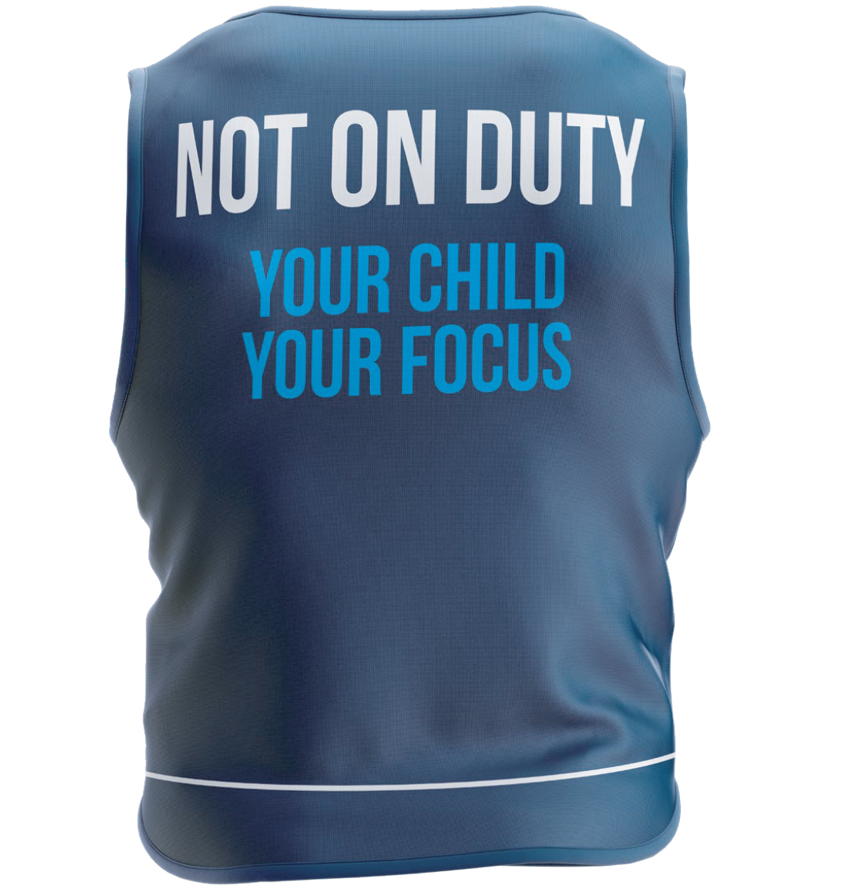 Pool Not on Duty Bib - Waterproof Baby Bib for Swimming & Feeding - Perfect for Beach, Pool & Mealtime