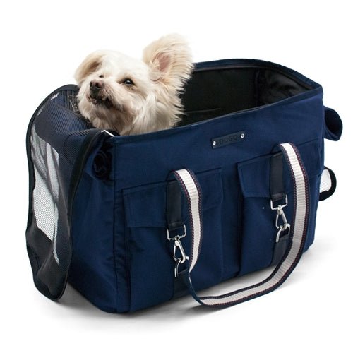 Premium Buckle Tote Bag V2 - Stylish Navy Blue Shoulder Bag for Women | Perfect for Work, Travel & Shopping | Durable & Fashionable Handbag