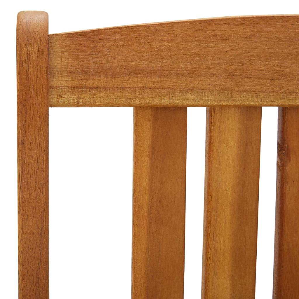Premium Acacia Wood Patio Chairs Set of 2 - Comfortable Outdoor Armchairs with Cushions, Durable Garden Director's Chairs for Porch, Deck, Balcony, Backyard & Sunroom - Perfect for Relaxing, Entertaining & Outdoor Dining