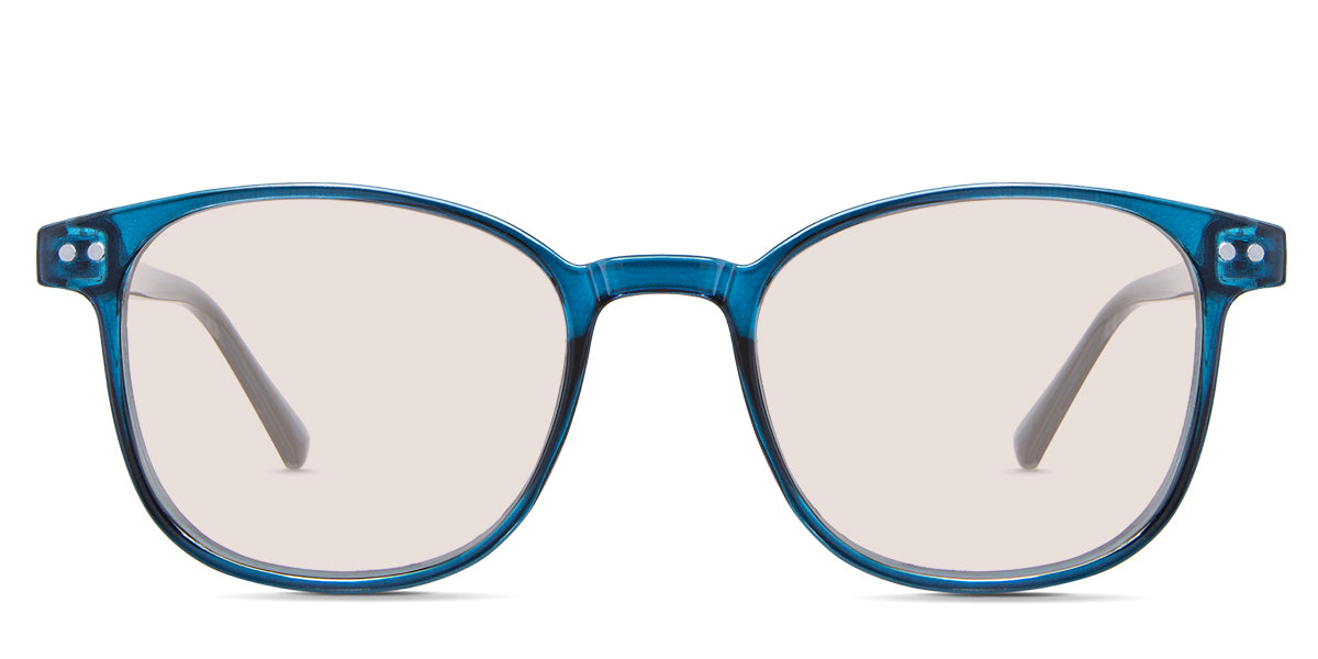 Davie Men's Prescription Tinted Glasses - Blue Light Blocking & UV Protection for Work, Gaming & Reading