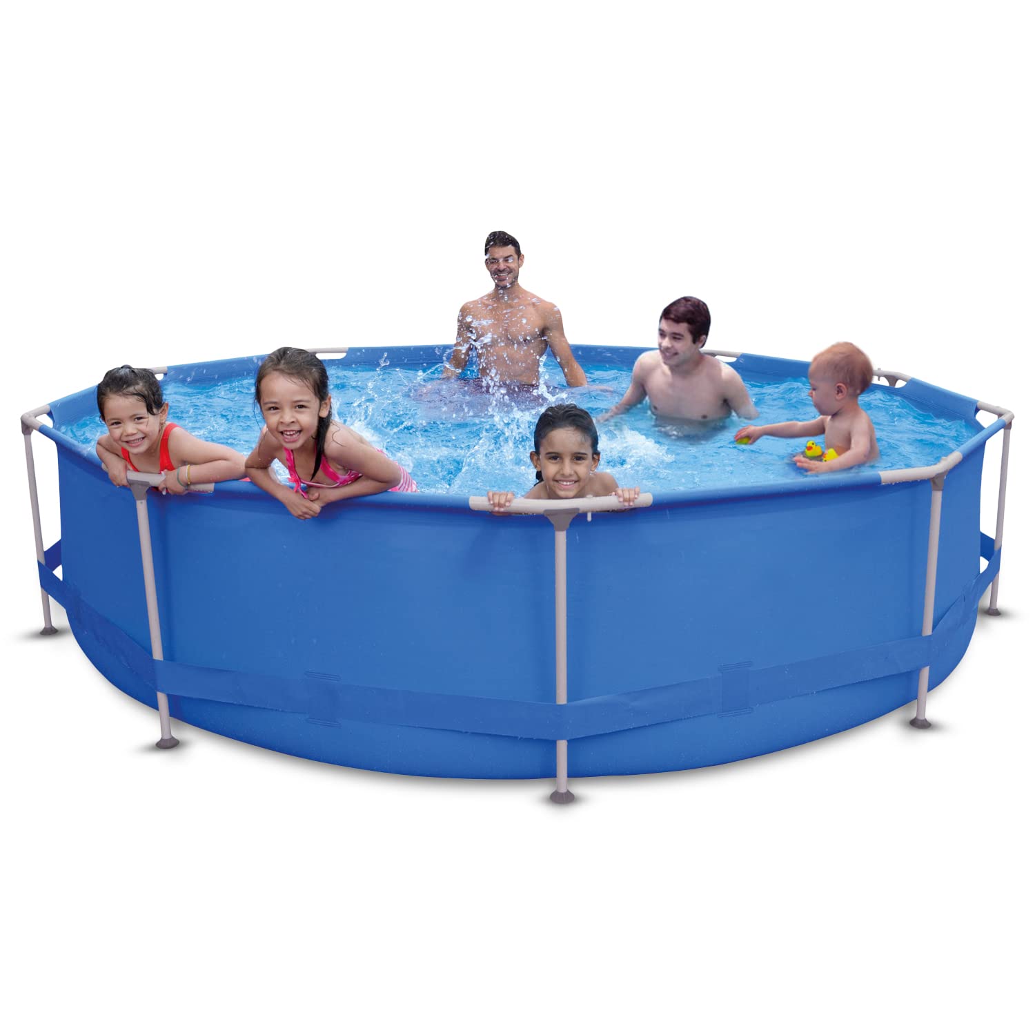 12FT x 30in Above Ground Swimming Pool - Outdoor Round Frame Pool for Kids & Adults | Durable Family Backyard Pool for Summer Fun, Water Parties & Garden Relaxation
