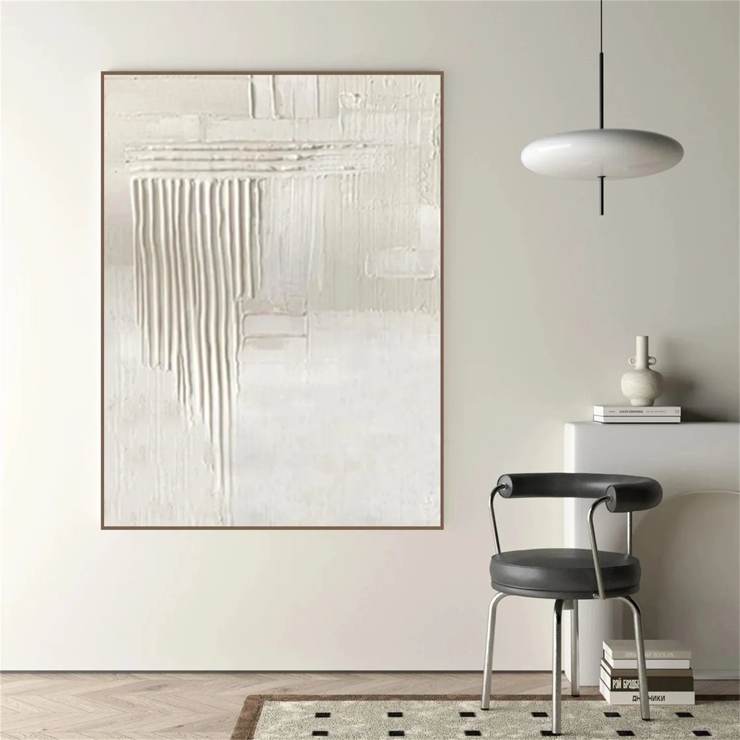 Beige & Brown Abstract Wall Art Print #BB109 - Modern Home Decor for Living Room, Bedroom & Office