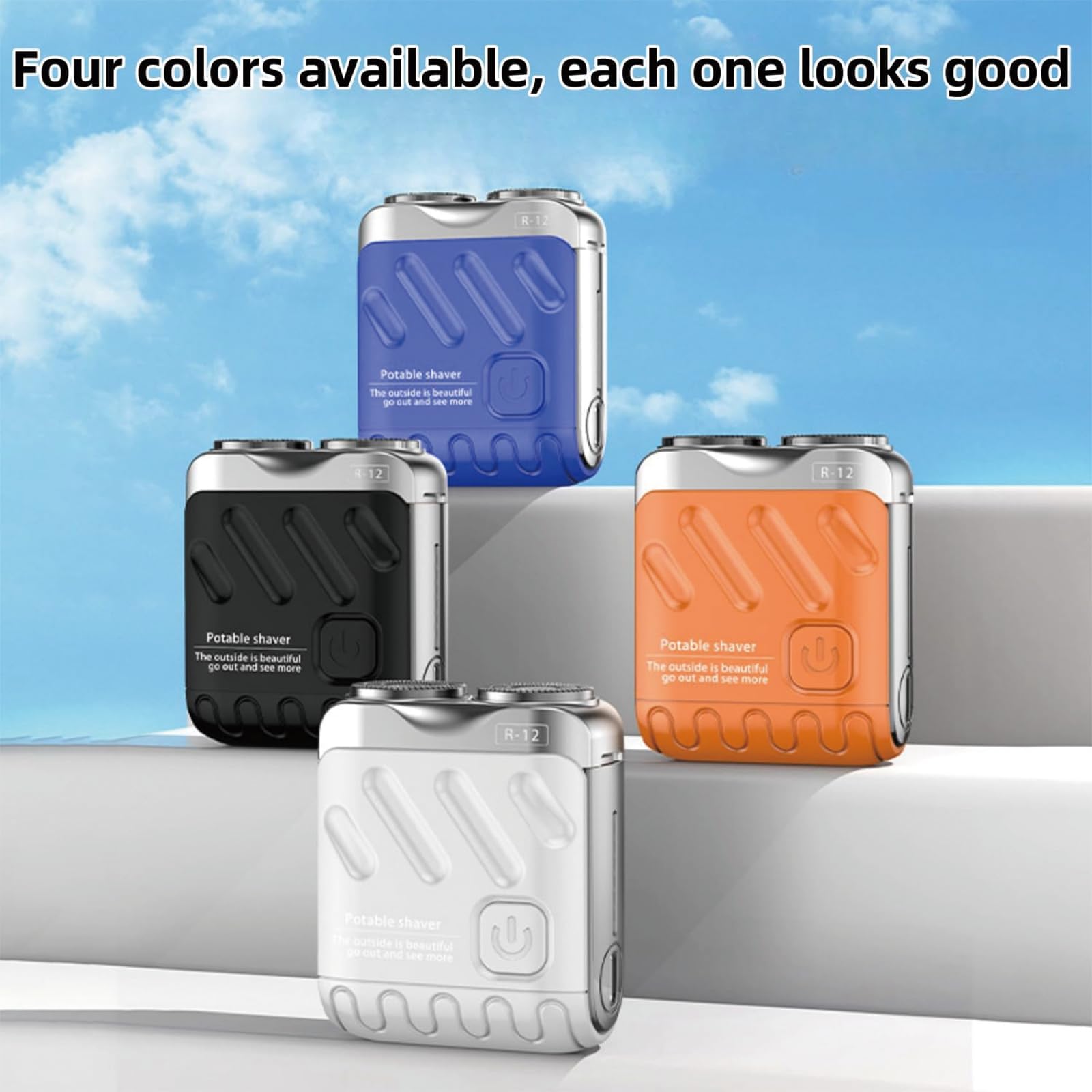 Best Electric Mini Portable Shaver for Men - Waterproof Dry & Wet Travel Shaver with USB Charging - Perfect for Business Trips, Office Use & On-the-Go Grooming