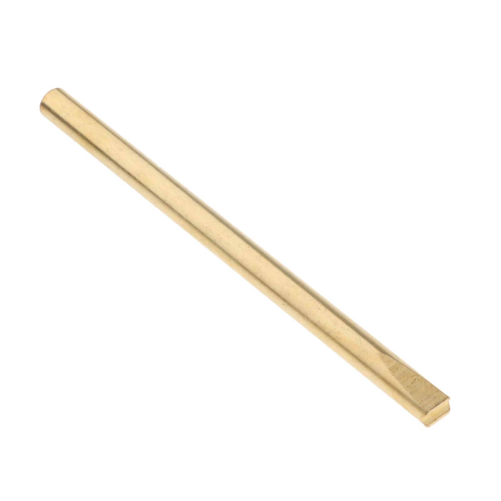 Premium Guitar Fret Wire Setter Tool - Professional Luthier Punch & File Kit for Acoustic/Electric Guitars & Bass (Golden) - Perfect for Fret Installation, Repair & Maintenance