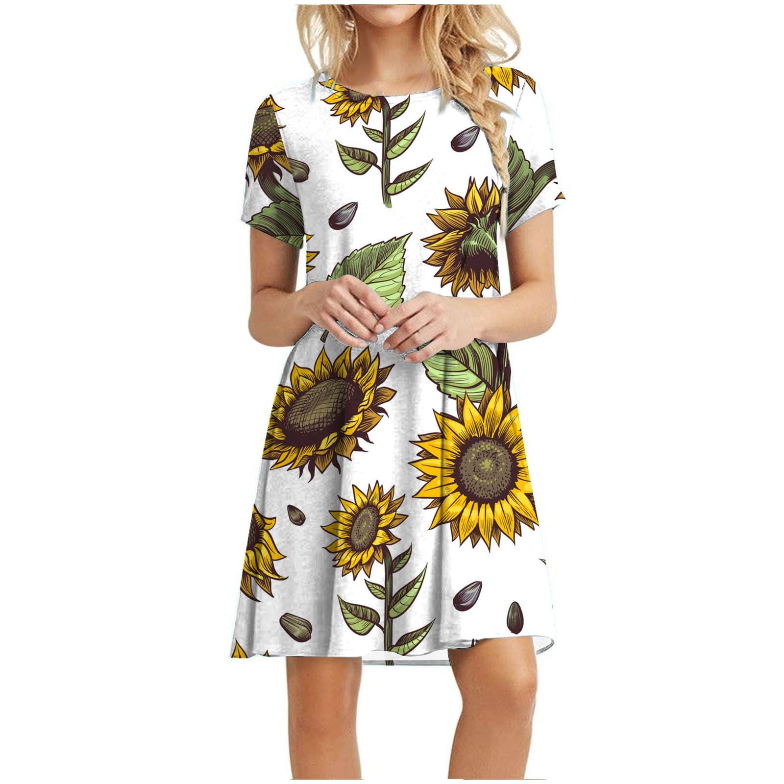**2022 Women's Summer Sleeveless Casual Swing Dress - Flowy Longuette Maxi Dress for Beach, Vacation & Outdoor Parties**