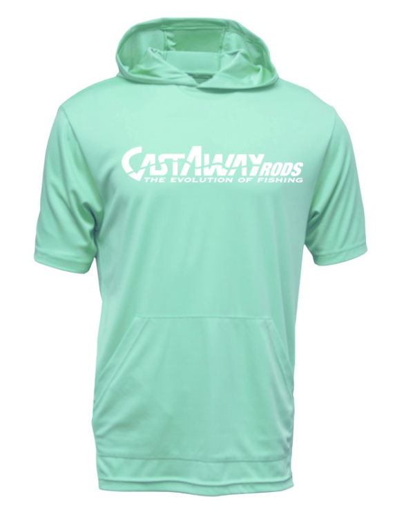 Xtreme Tek Men's Short Sleeve Hooded Performance Shirt - Moisture Wicking Athletic Top for Running, Gym & Outdoor Activities