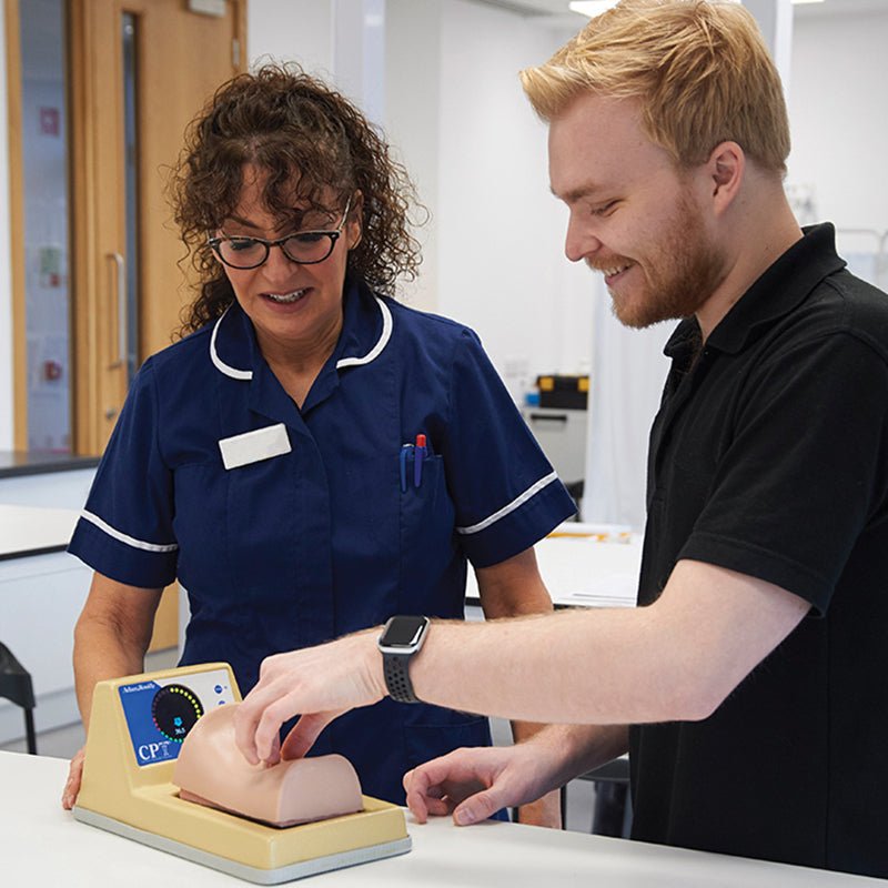Digital Cricoid Pressure Trainer® - Medical Training Device for Airway Management & Anesthesia Practice - Perfect for EMTs, Nurses & Medical Students
