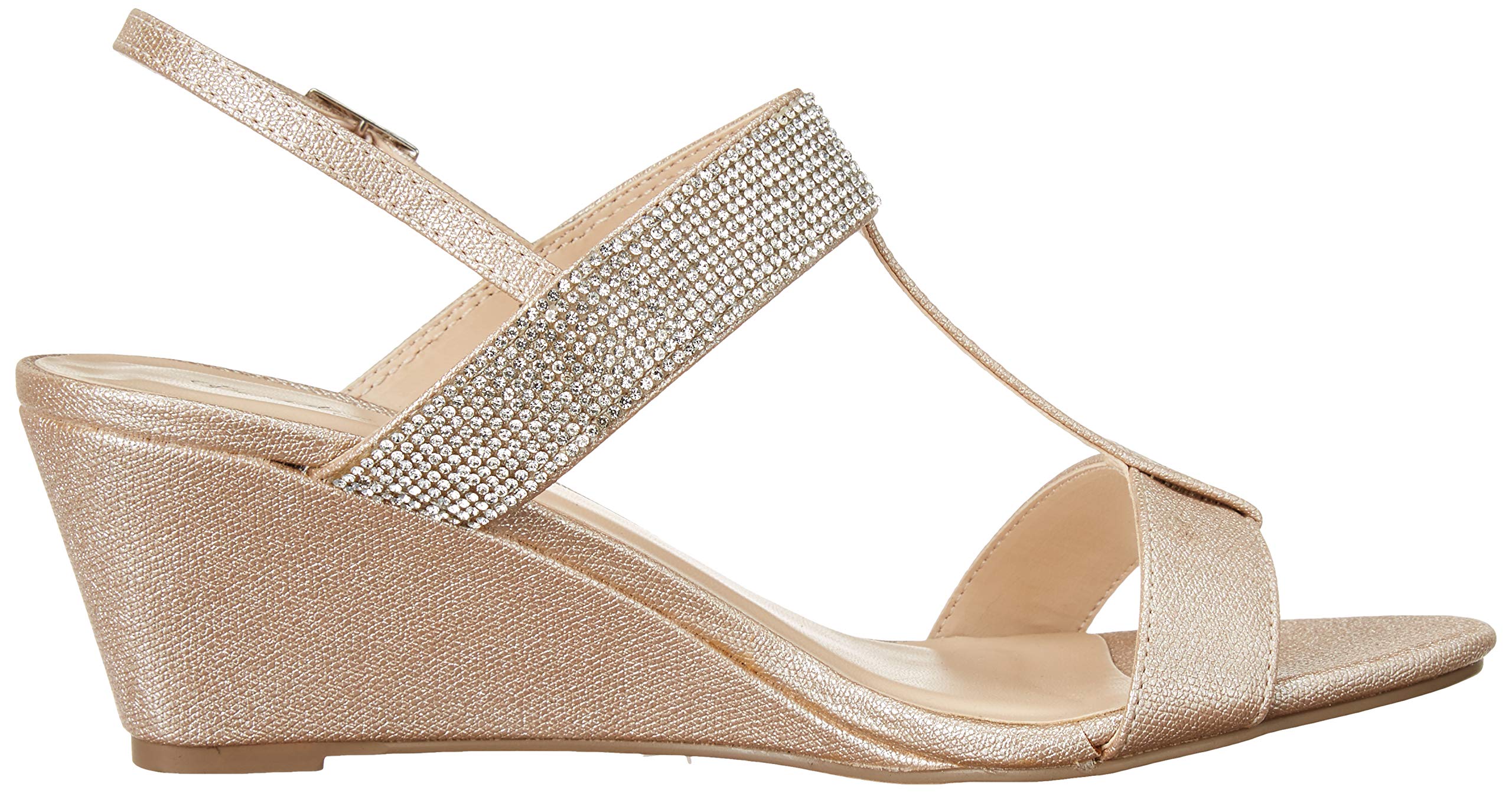 Paradox London Pink Women's Jacey Wedge Sandal - Comfortable Summer Casual Shoes for Women, Beach Wedding & Vacation Outfits