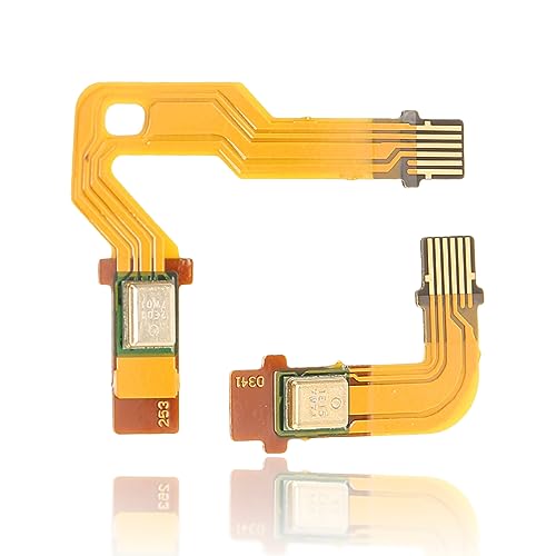 Yunseity Microphone Flex Cable Replacement - 2 Pack Inner Mic Ribbon Cable for Controller Speaker L/R Connector | Compatible with [Device Models] | Perfect for Gaming Headsets, Audio Repairs & DIY Electronics Projects