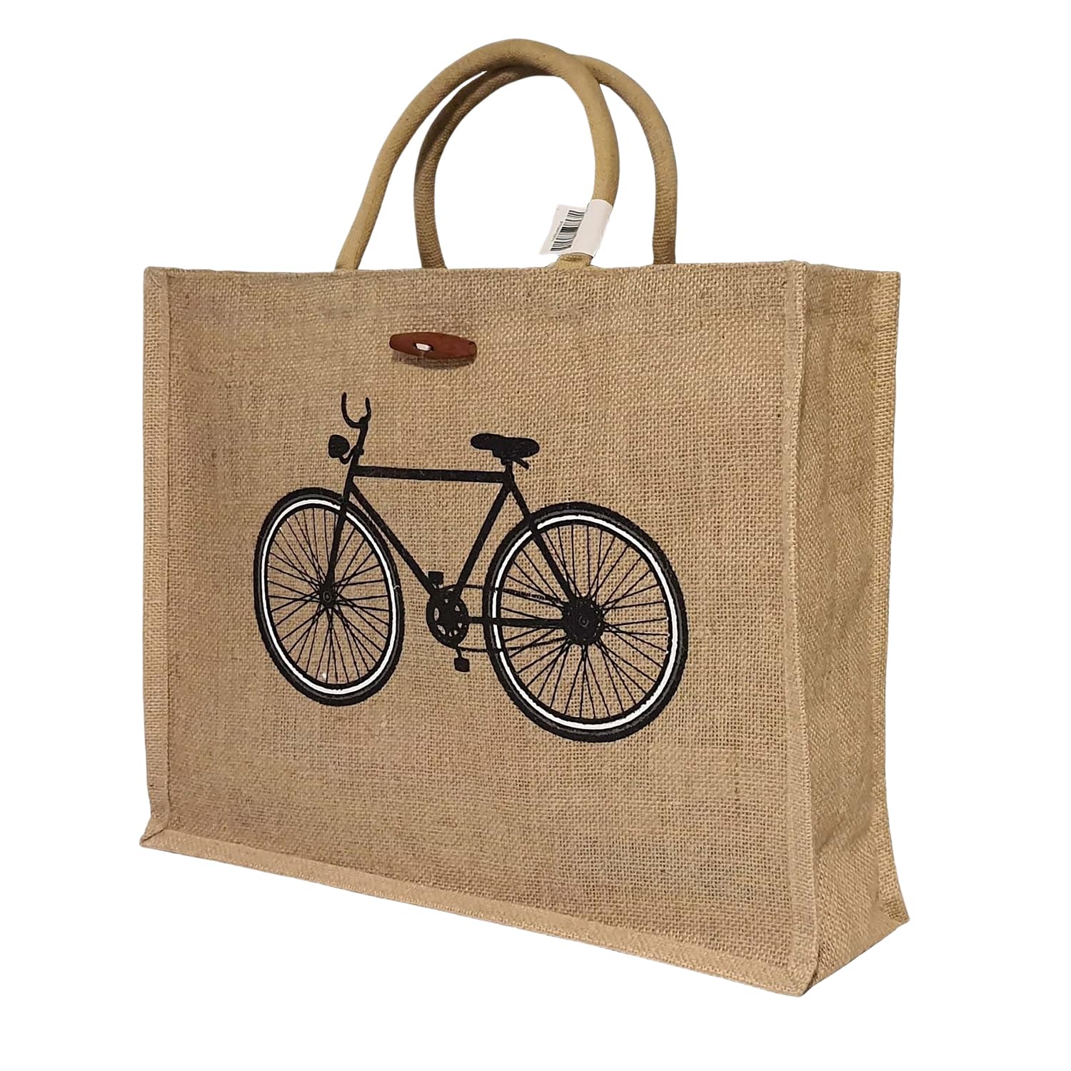 Eco-Friendly Reusable Jute Tote Bags with Sturdy Handles - Natural Burlap Shopping Bags for Groceries, Beach, Gifts & Everyday Use | Sustainable Cotton Alternative for Eco-Conscious Shoppers