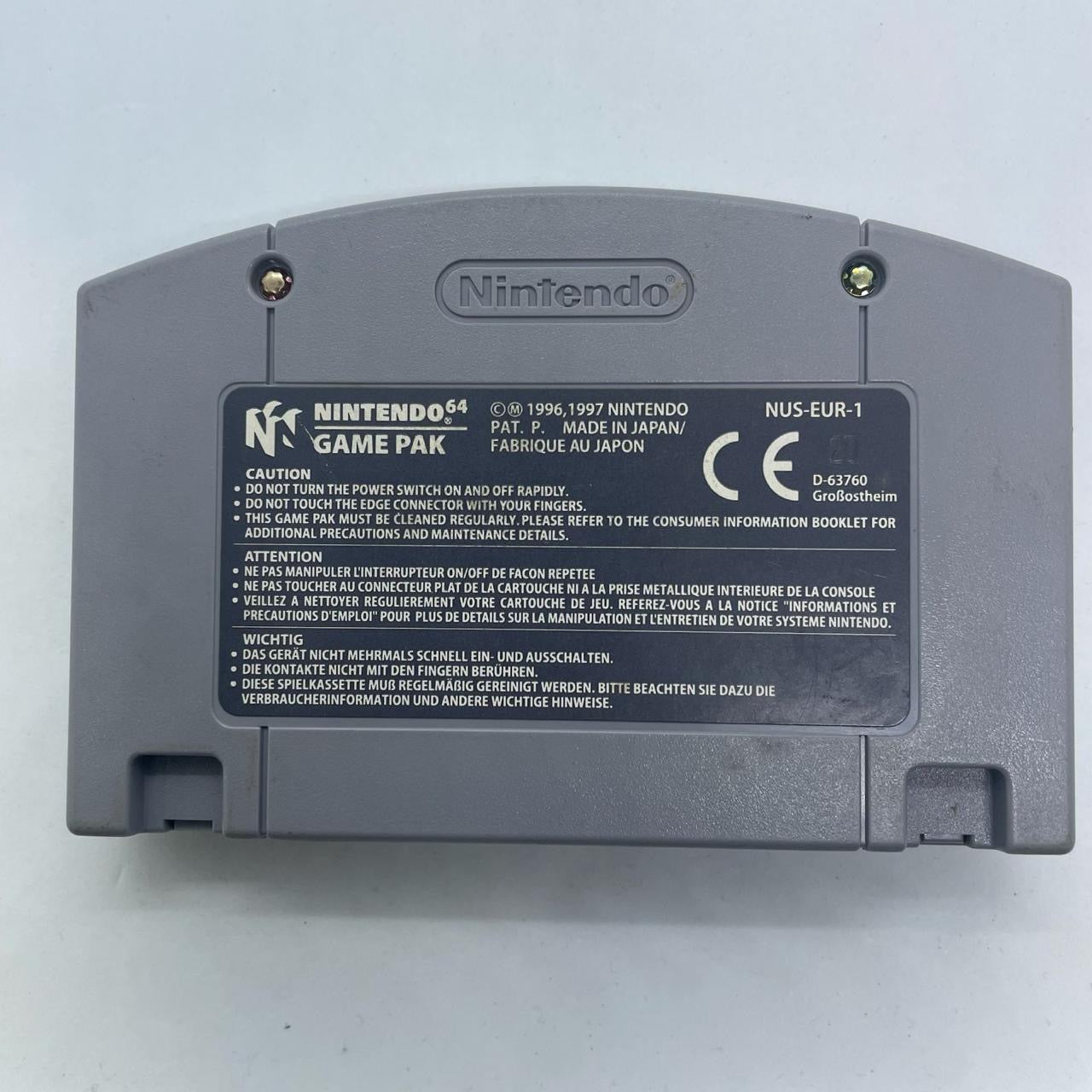 Diddy Kong Racing Nintendo 64 N64 Game Cartridge - PAL Version | Classic Racing Video Game for Nintendo 64 Console | Perfect for Retro Gaming Enthusiasts and Collectors