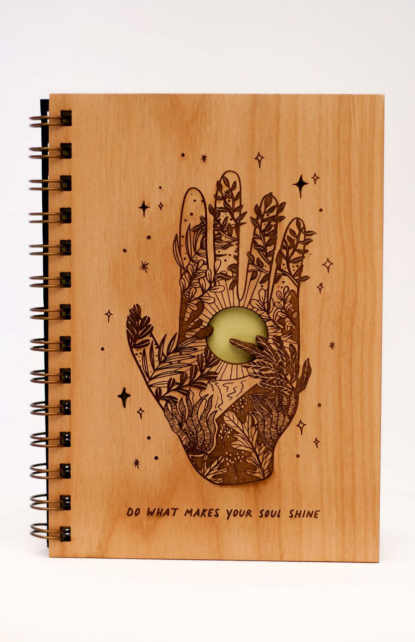 Hereafter Wooden Journals - Handcrafted Wooden Notebooks for Writing, Sketching & Journaling - Perfect for Travel, Gifts & Personal Reflection