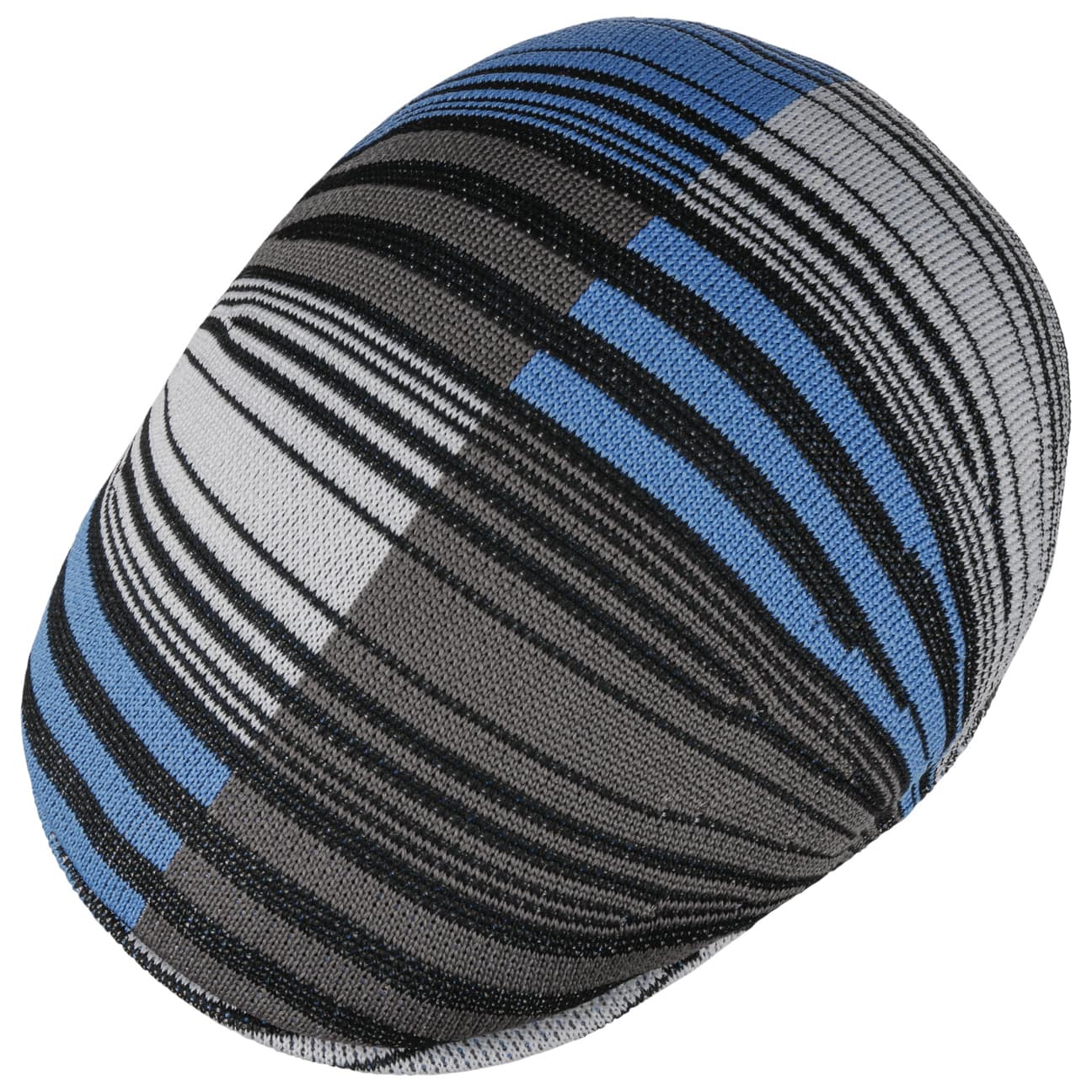 Kangol Digital Stripes 507 Flat Cap - Classic Men's & Women's Casual Hat for Everyday Wear, Outdoor Activities & Fashion Accessories