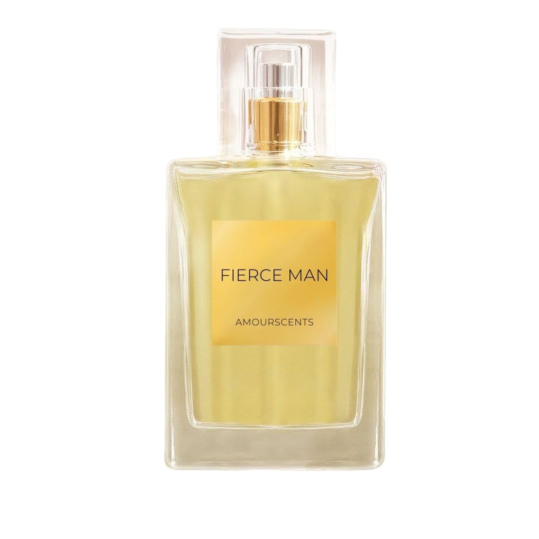 Amour Scents Homme Intense - Premium Men's Cologne, Long-Lasting Extrait De Parfum, Inspired by Fierce Fragrance, 1.7oz/50ml - Perfect for Date Night, Office & Special Occasions