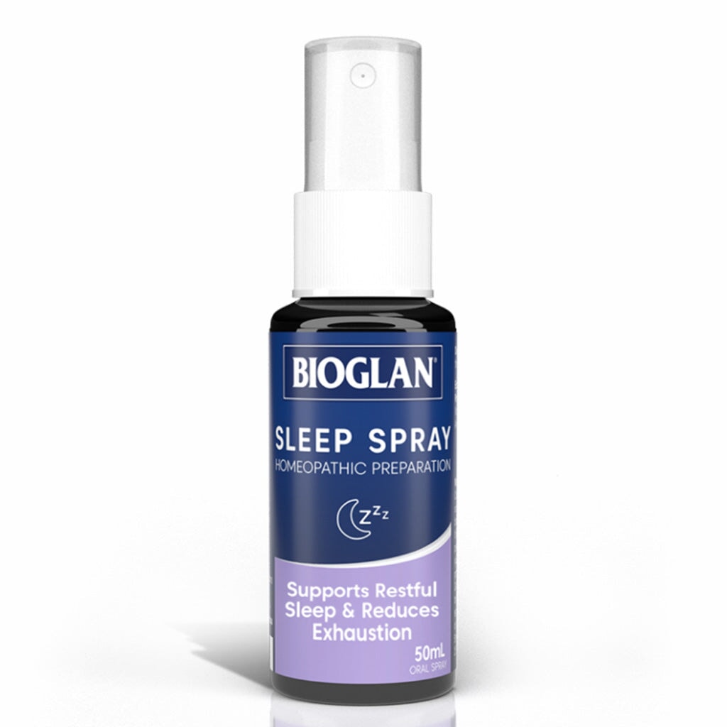 Bioglan Sleep Spray - Natural Melatonin & Herbal Blend for Better Sleep, Insomnia Relief & Relaxation | Perfect for Nighttime Use, Travel & Stressful Days