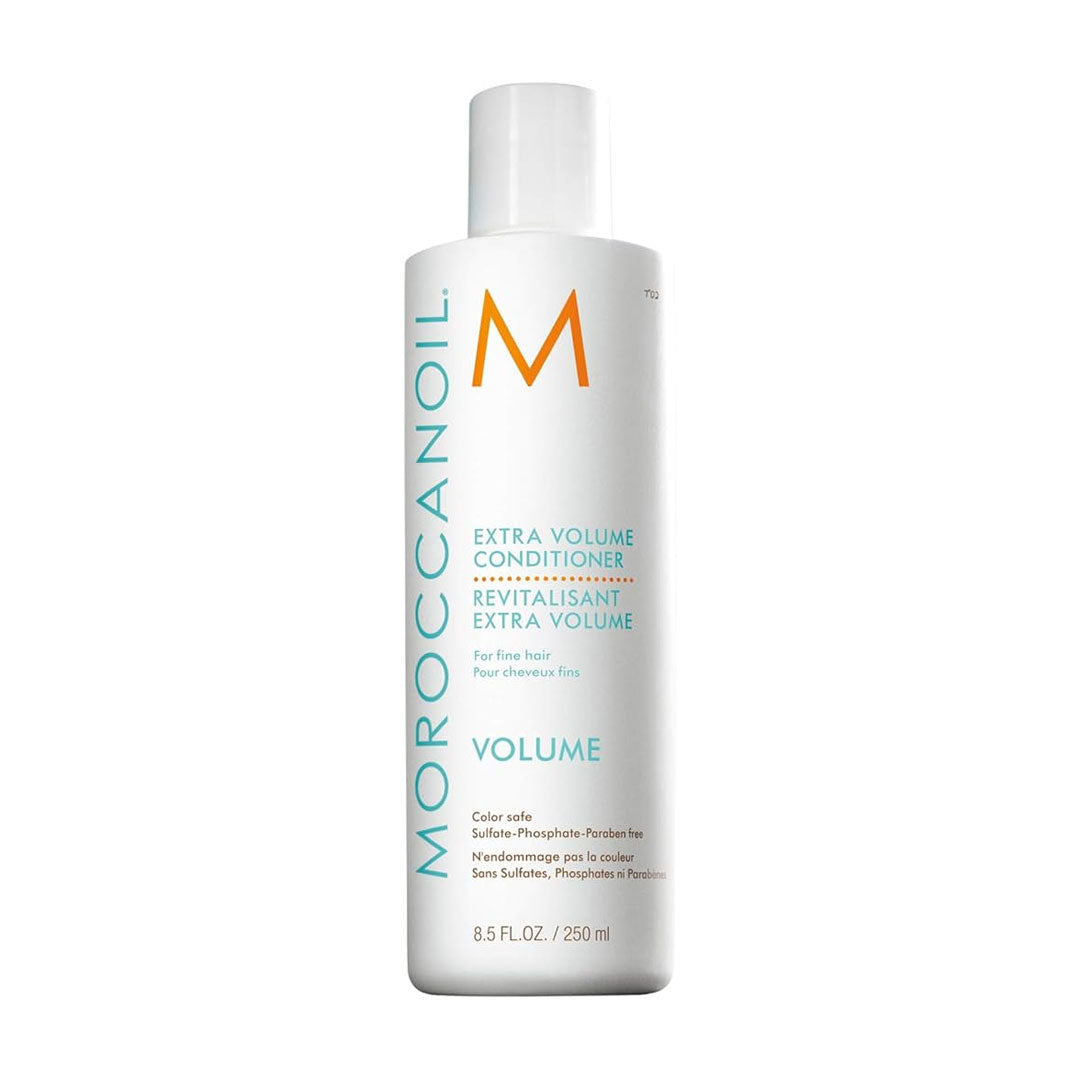 Moroccanoil Extra Volume Conditioner 250ml - Hydrating & Volumizing Hair Treatment for Fine & Thin Hair - Perfect for Daily Use & Salon-Quality Results at Home