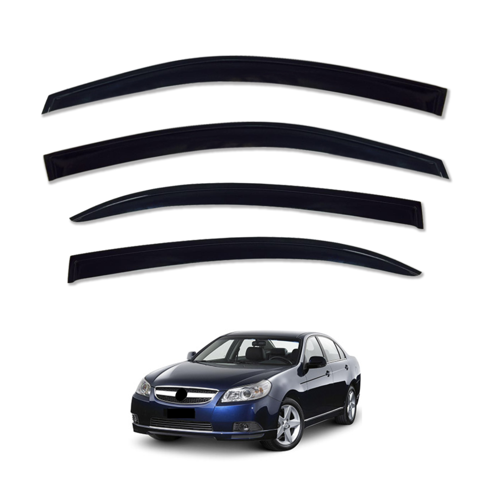 Weather Shields for Holden Epica 2007-2011 | Car Window Deflectors & Rain Guards | Perfect for All-Weather Protection & Ventilation