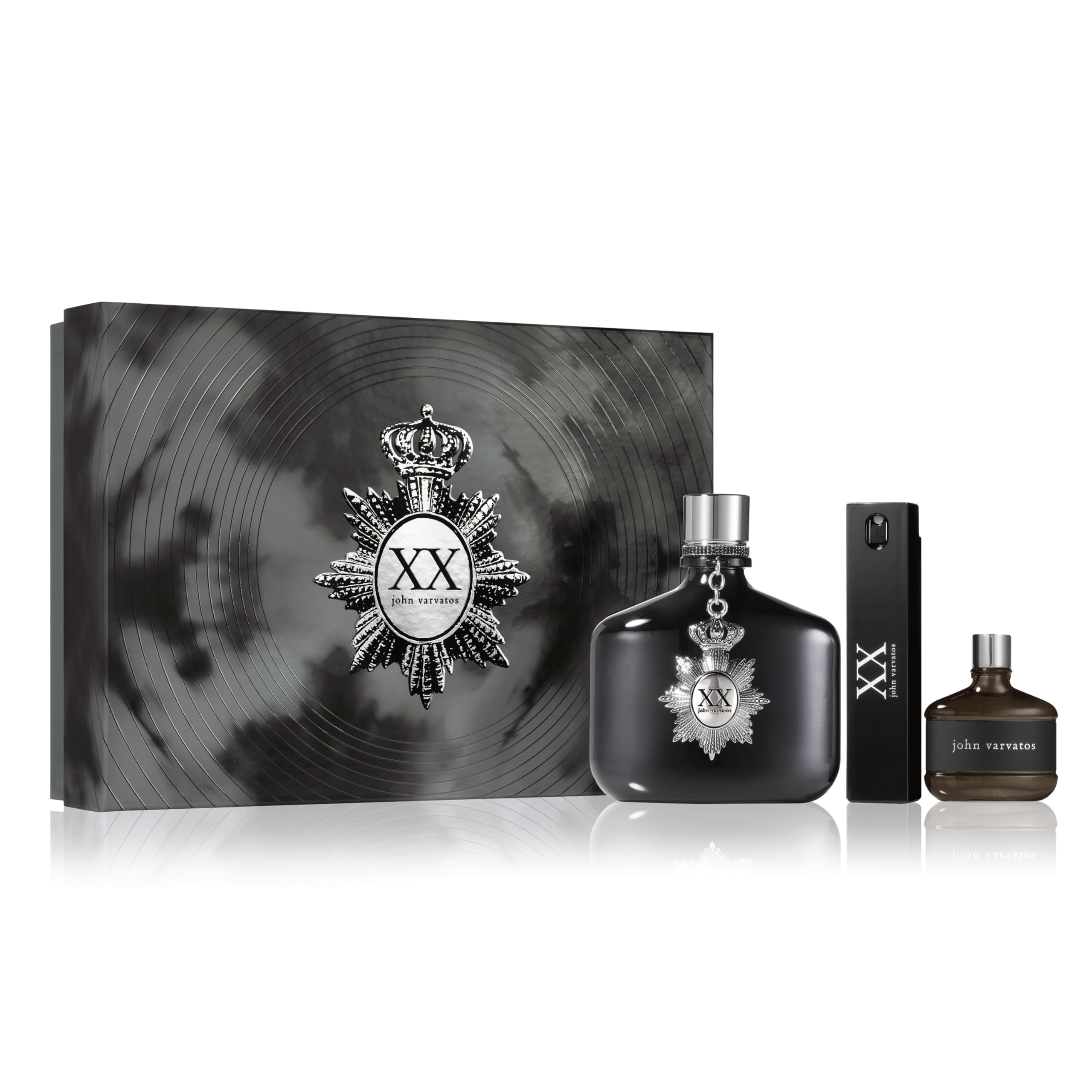 John Varvatos XX Men's Eau de Toilette Spray - Woody Oriental Cologne with Cardamom, Orange Flower & Sandalwood Notes | Perfect for Date Night, Office & Special Occasions