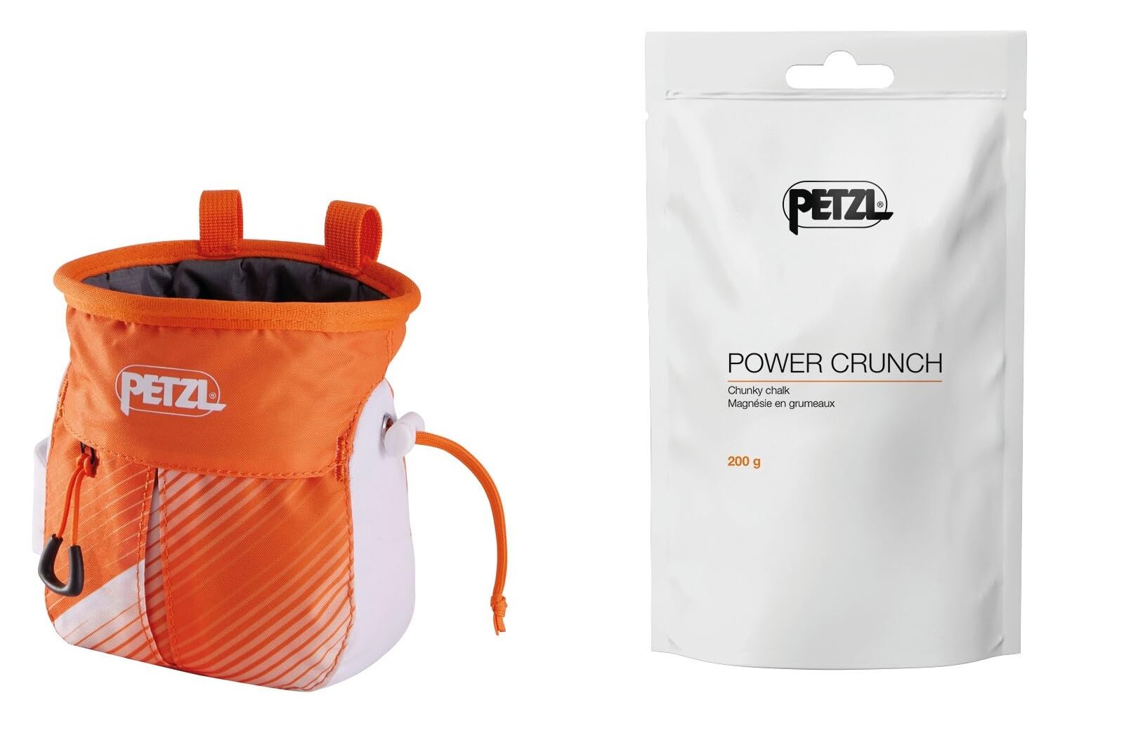 Petzl SAKAPOCHE Chalk Bag - Ergonomic Climbing Chalk Bag with Zippered Pocket for Rock Climbing, Bouldering & Gym Training | Perfect for Indoor & Outdoor Climbing Adventures