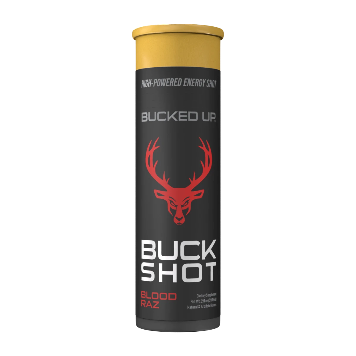 Bucked Up Buck Shot Energy Drink - 12 Pack (59ml Each) | Pre-Workout & Focus Booster for Gym, Study & Daily Energy