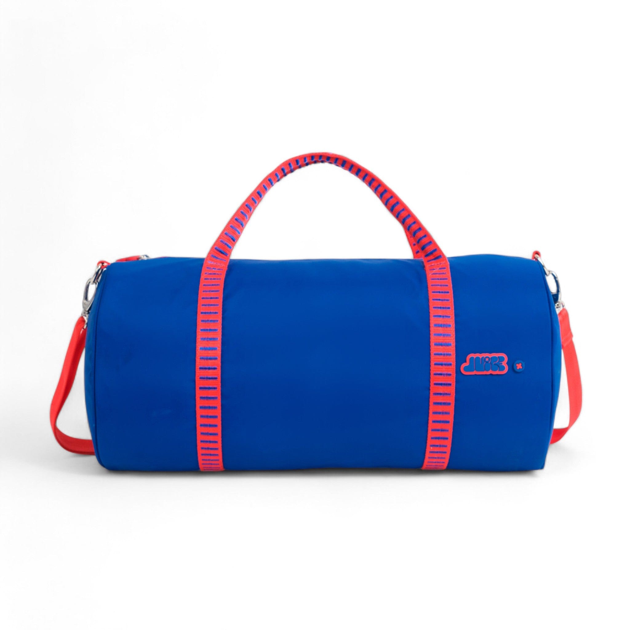 Moji Duffle Bag - Bomba Blue Waterproof Travel Duffel for Gym, Sports & Weekend Getaways | Lightweight Carry-On Luggage with Shoulder Strap