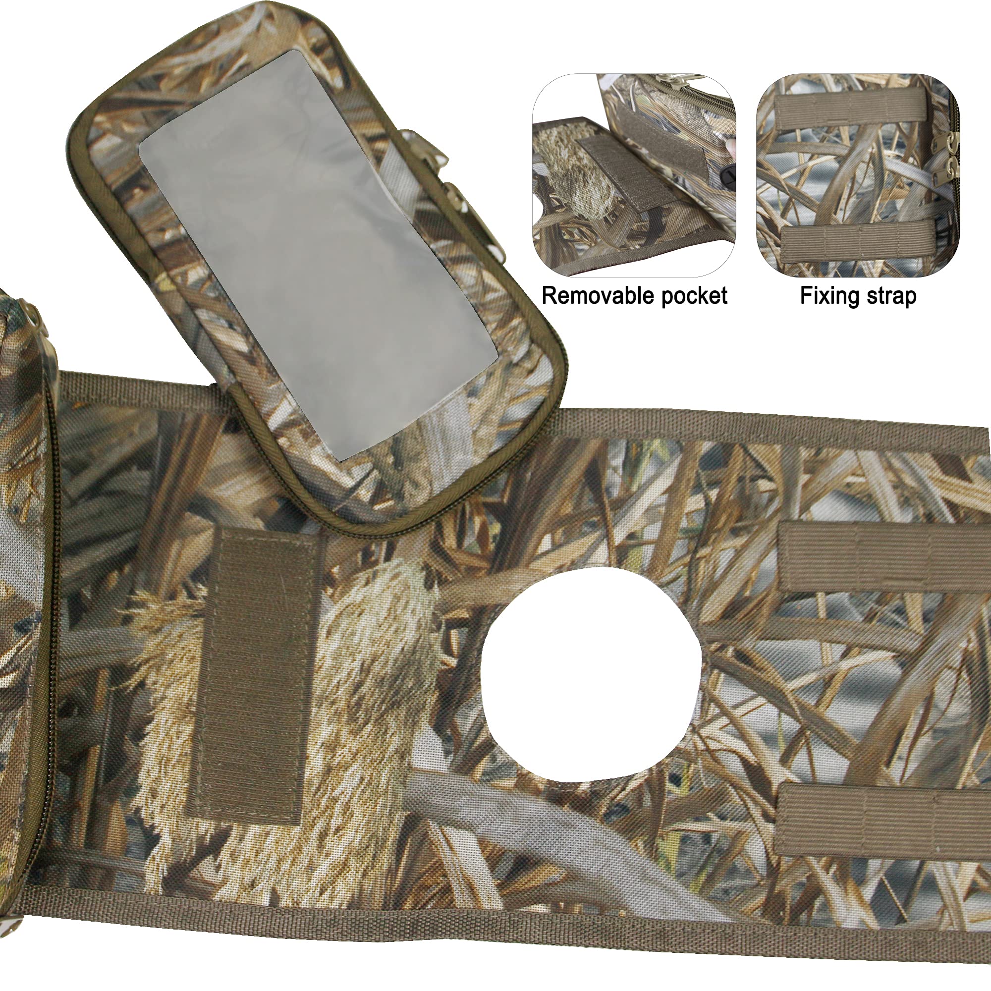 MYDAYS ATV Saddle Bag - Waterproof Cargo Storage Bag for ATV, UTV, Snowmobile & Motorcycle - Camouflage Design - Perfect for Off-Road Adventures, Hunting & Outdoor Riding Gear Accessories