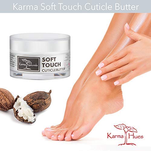 Organic Cuticle Butter Cream - Deeply Nourishes Dry Skin & Strengthens Nails - Perfect for Manicures, Nail Care & Hand Treatment at Home or Salon