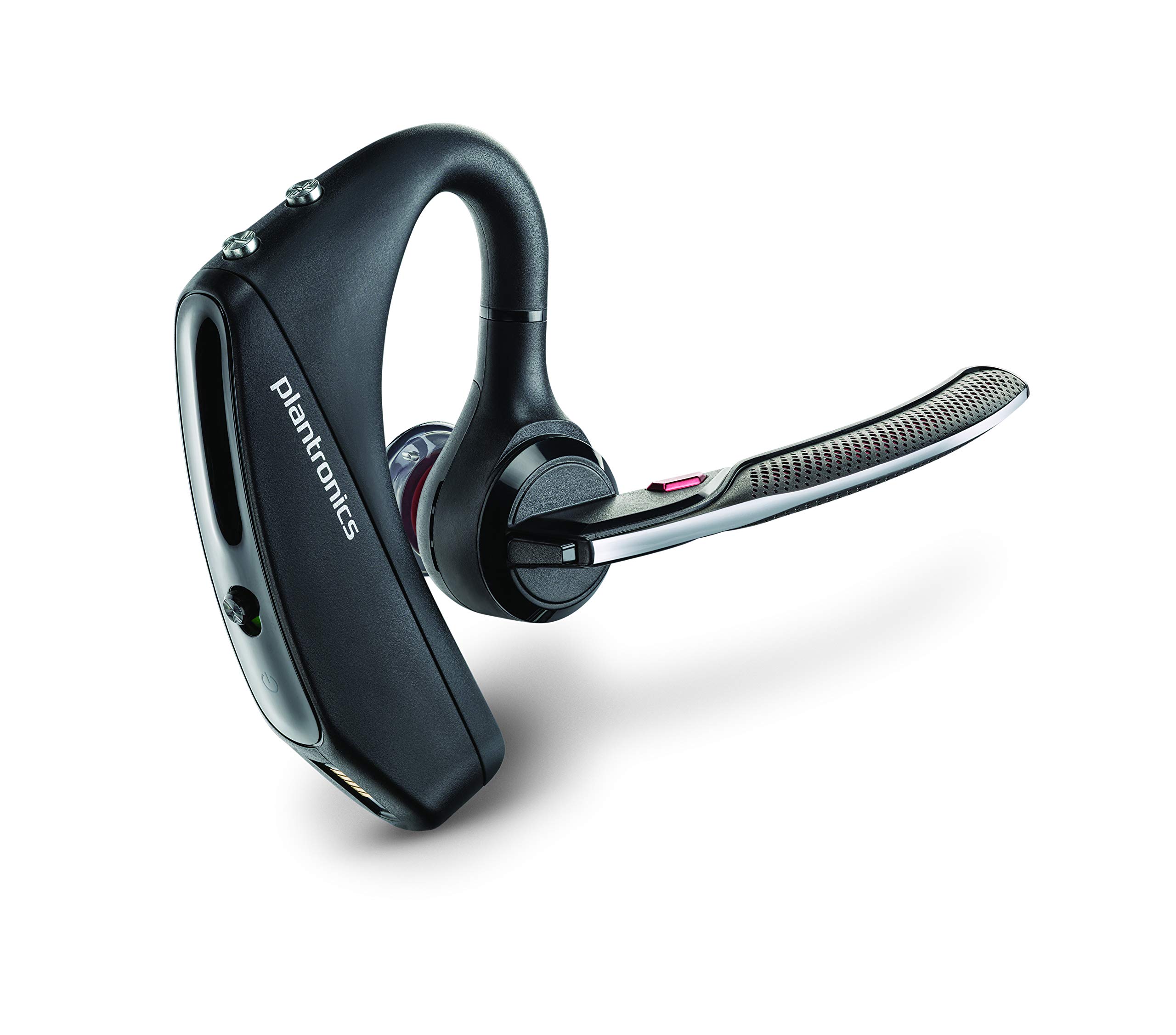 Plantronics Voyager 5200 Bluetooth Headset - Wireless Noise Cancelling Headphones with Boom Mic for Business Calls & Office Use - Black (Perfect for Remote Work, Driving, and Conference Calls)