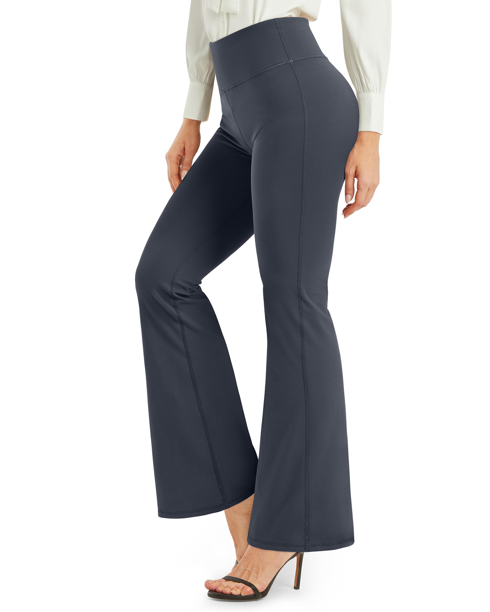 **Promover Women's High Waist Bootcut Yoga Pants - Flare Leggings for Workout & Casual Wear (29
