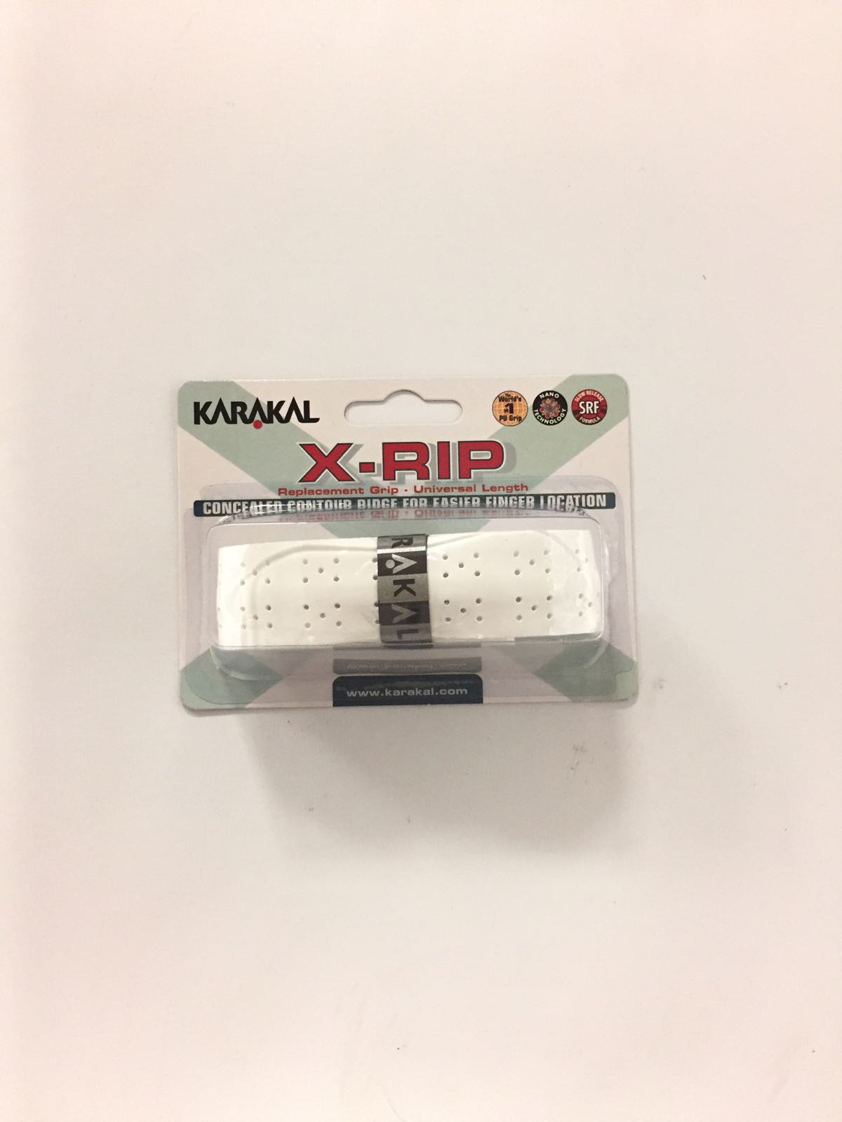Karakal X RIP Replacement Grip - Premium Badminton & Tennis Overgrip for Enhanced Sweat Absorption & Comfort - Perfect for Competitive Play & Training Sessions