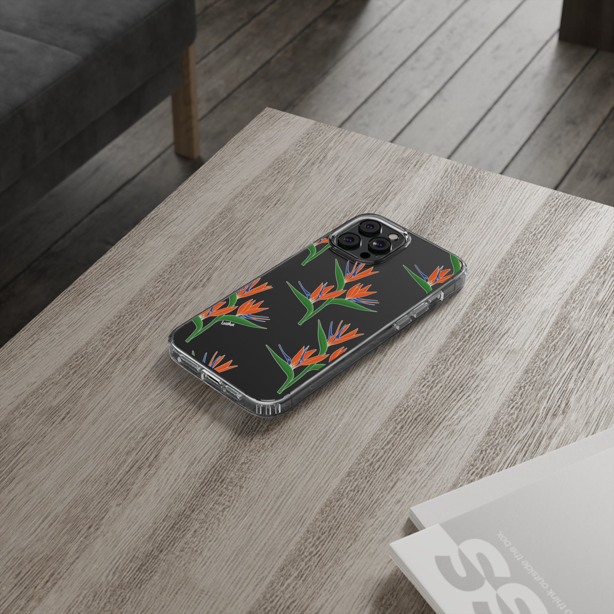 Bird of Paradise Clear Phone Case - Durable Protective Cover for iPhone & Samsung - Perfect for Nature Lovers & Tropical Style