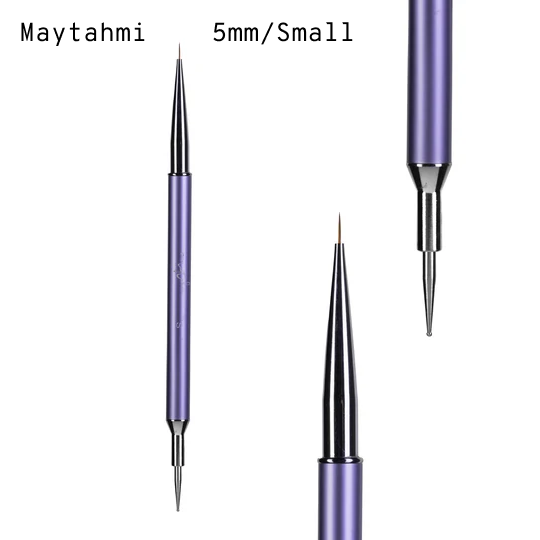 Maytahmi Eyeliner Brush - Professional Precision Liquid & Gel Eyeliner Brush for Flawless Winged Liner - Perfect for Makeup Artists & Beginners - Great for Everyday Use, Special Occasions & Photo Shoots