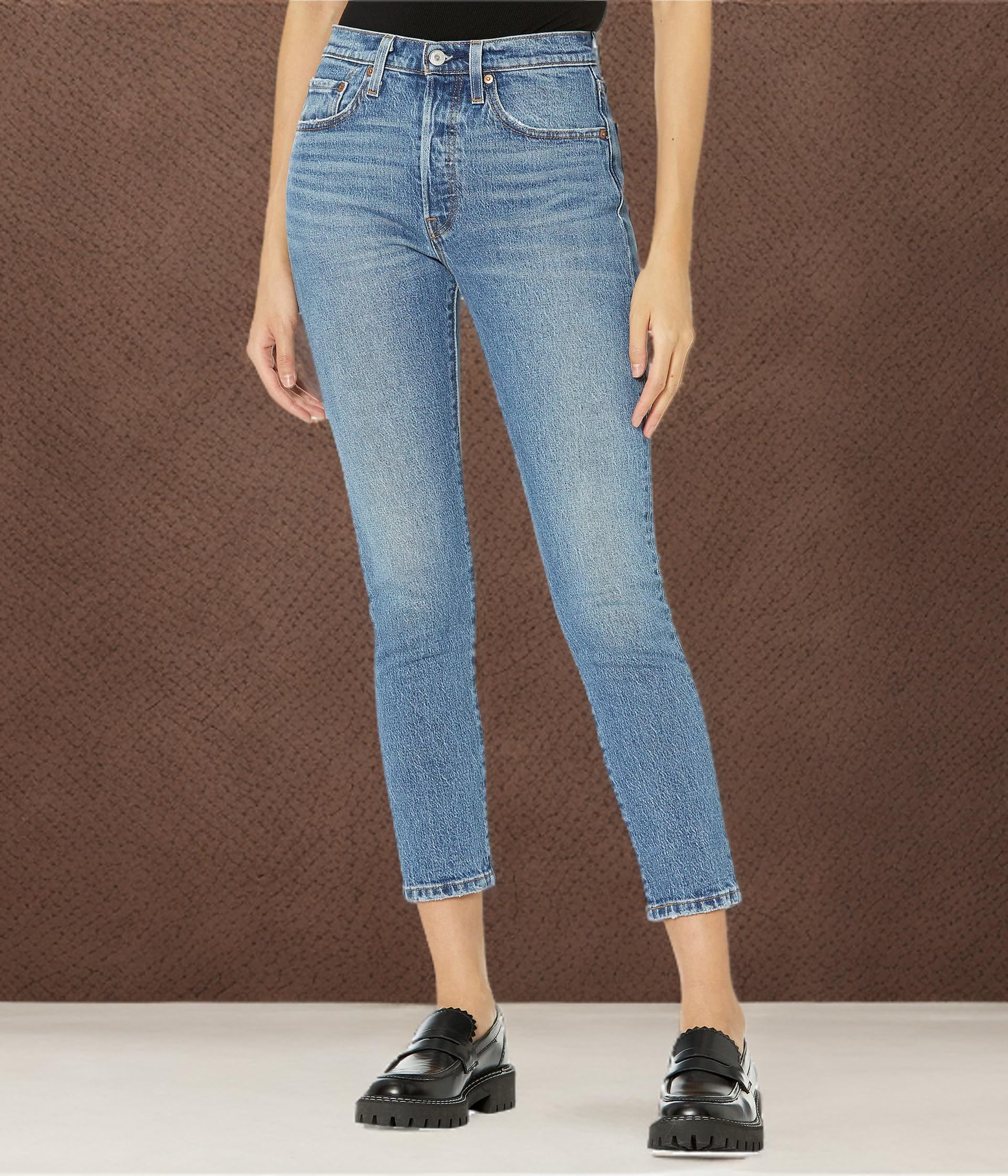 Levi's Women's 501 Skinny Jeans - High Waist Stretch Denim Pants for Everyday Casual Wear | Perfect for Office, Dating & Weekend Outfits