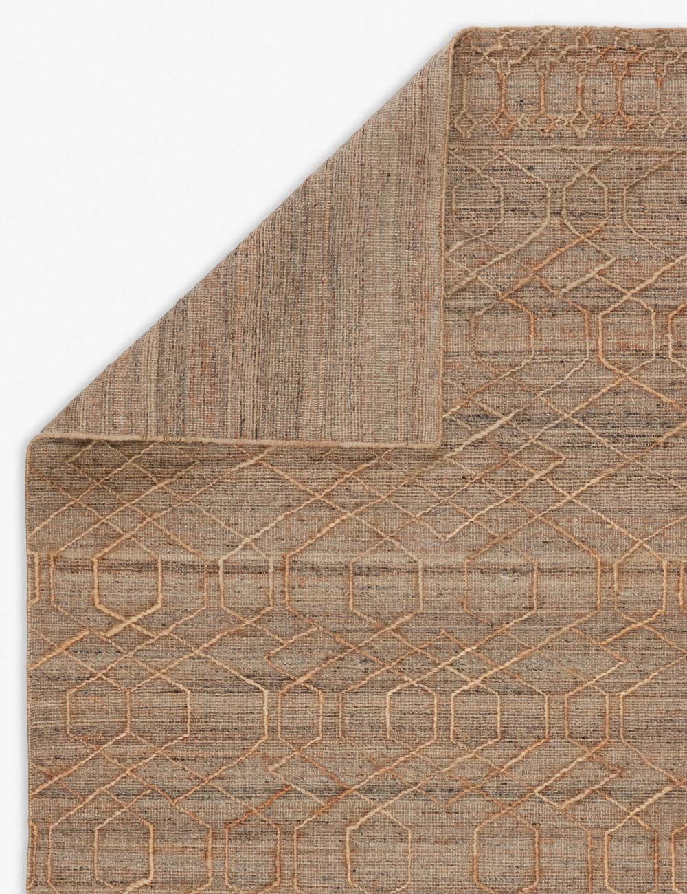 Eco-Friendly Handwoven Jute Blend Area Rug - Natural Fiber Floor Mat for Living Room, Bedroom & Boho Home Decor