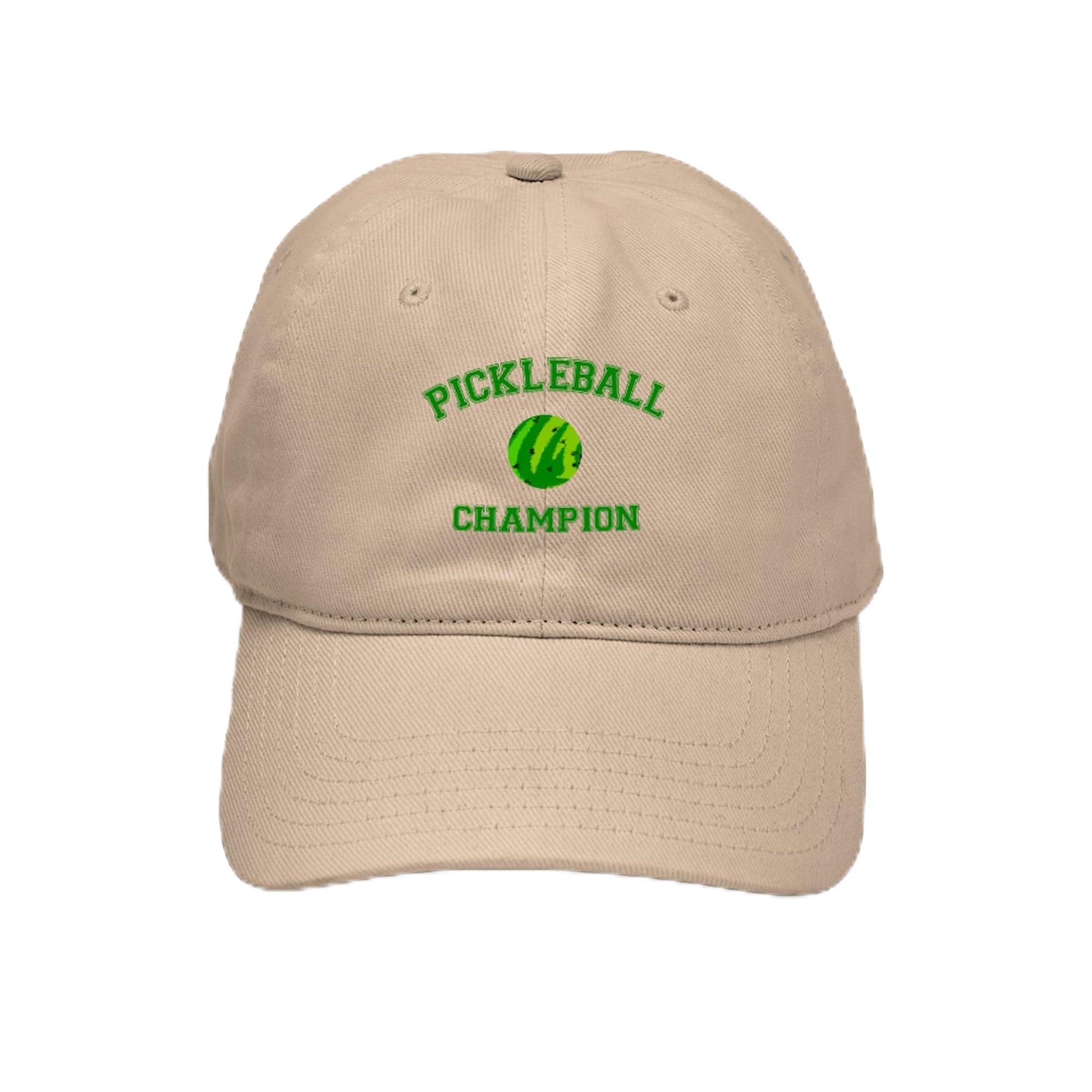 Pickleball Champion Adjustable Baseball Cap - Unisex Sports Hat for Pickleball Players & Fans - Perfect for Outdoor Games, Training & Casual Wear