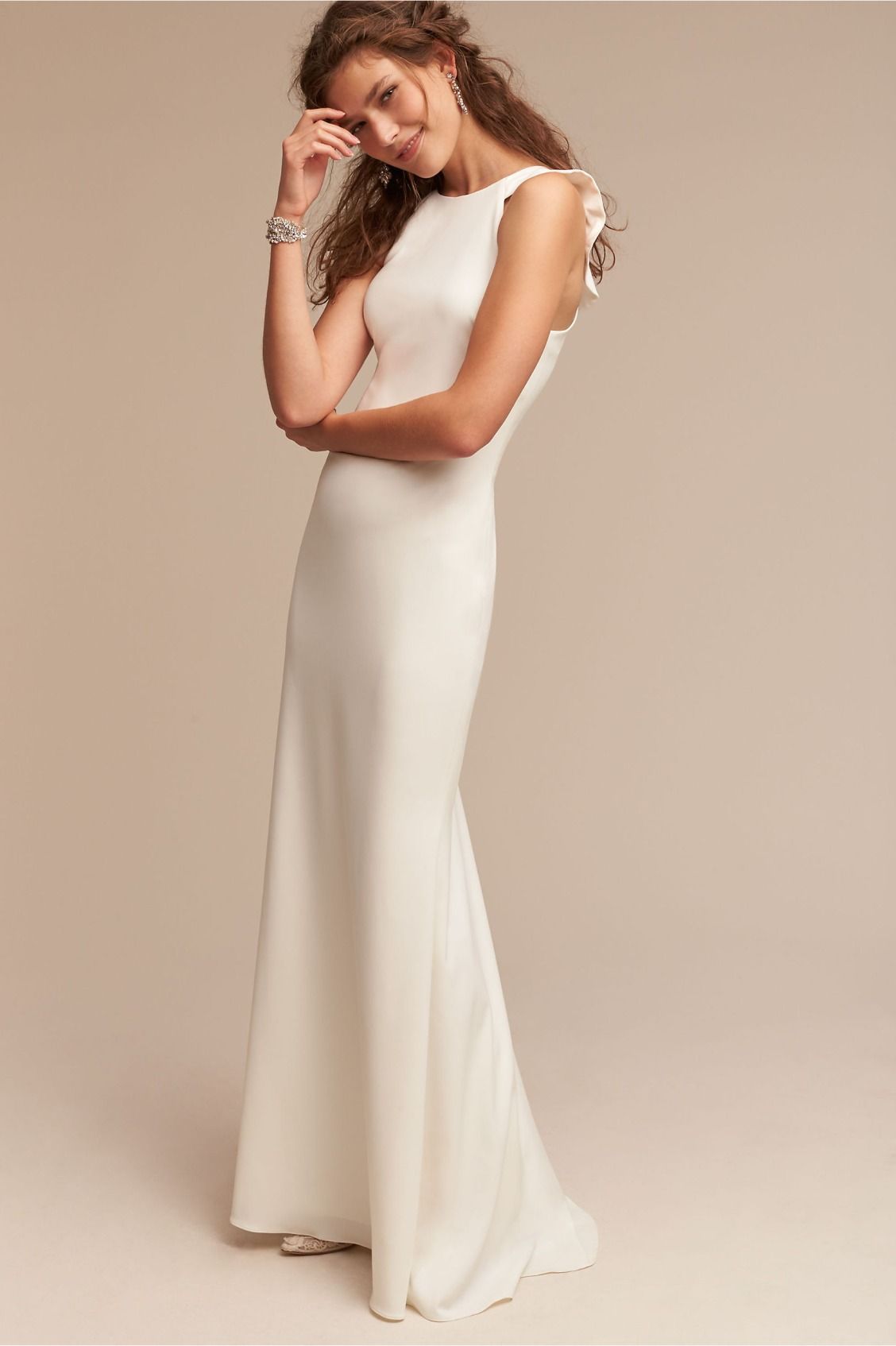 Badgley Mischka Heather Wedding Gown - Elegant Lace Bridal Dress for Beach, Garden & Formal Ceremonies