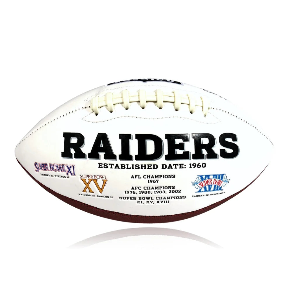Jason Witten Autographed Las Vegas Raiders White Logo Football - Certified JSA COA - Perfect for NFL Memorabilia Collections & Sports Fan Gifts