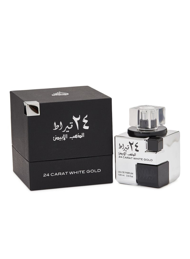 24K White Gold Eau de Parfum 100ml for Women - Luxury Floral Scent for Evening Events & Special Occasions