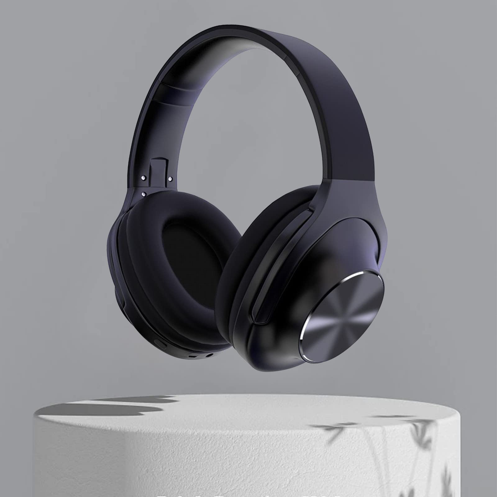 Foldable Bluetooth Headphones with Wired/Wireless Dual Mode - Adjustable Lightweight Headset for Running, Gym Workouts & Gaming - Noise Isolating Earbuds for Travel, Commuting & Outdoor Sports