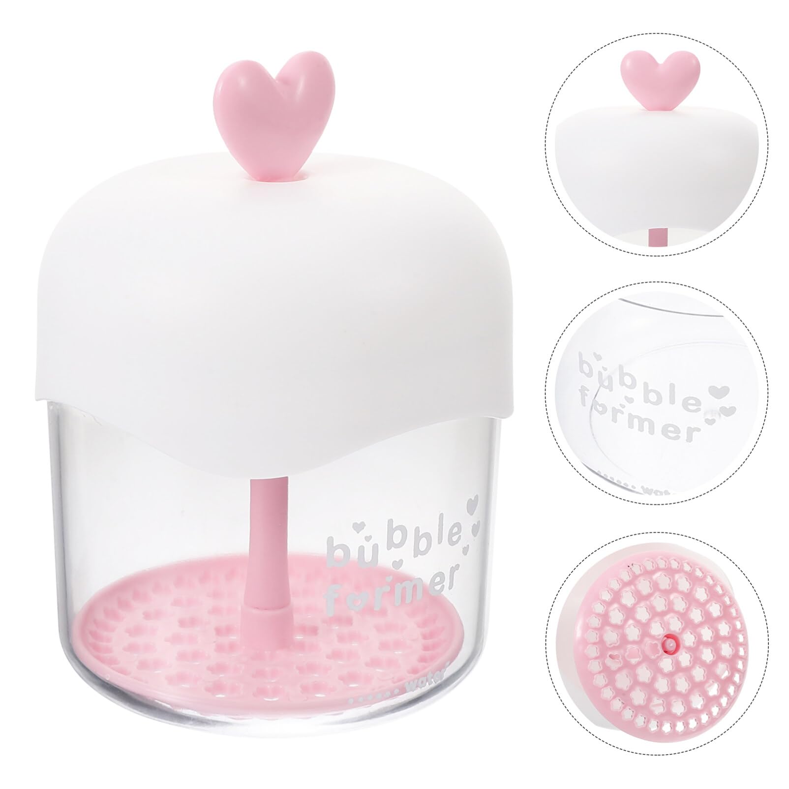 IPETBOOM Bubble Foam Maker - Face Wash Foamer & Marshmallow Maker for Deep Skin Cleansing | Pink Skincare Tool for Gentle Cleansing & Spa-like Experience at Home
