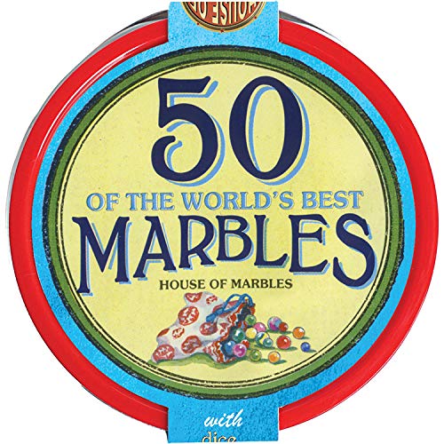 50 Premium Glass Marbles for Kids - Classic Collectible Toy for Games, Decor, and Stress Relief - Bulk Pack for Play, Gifts, and DIY Crafts