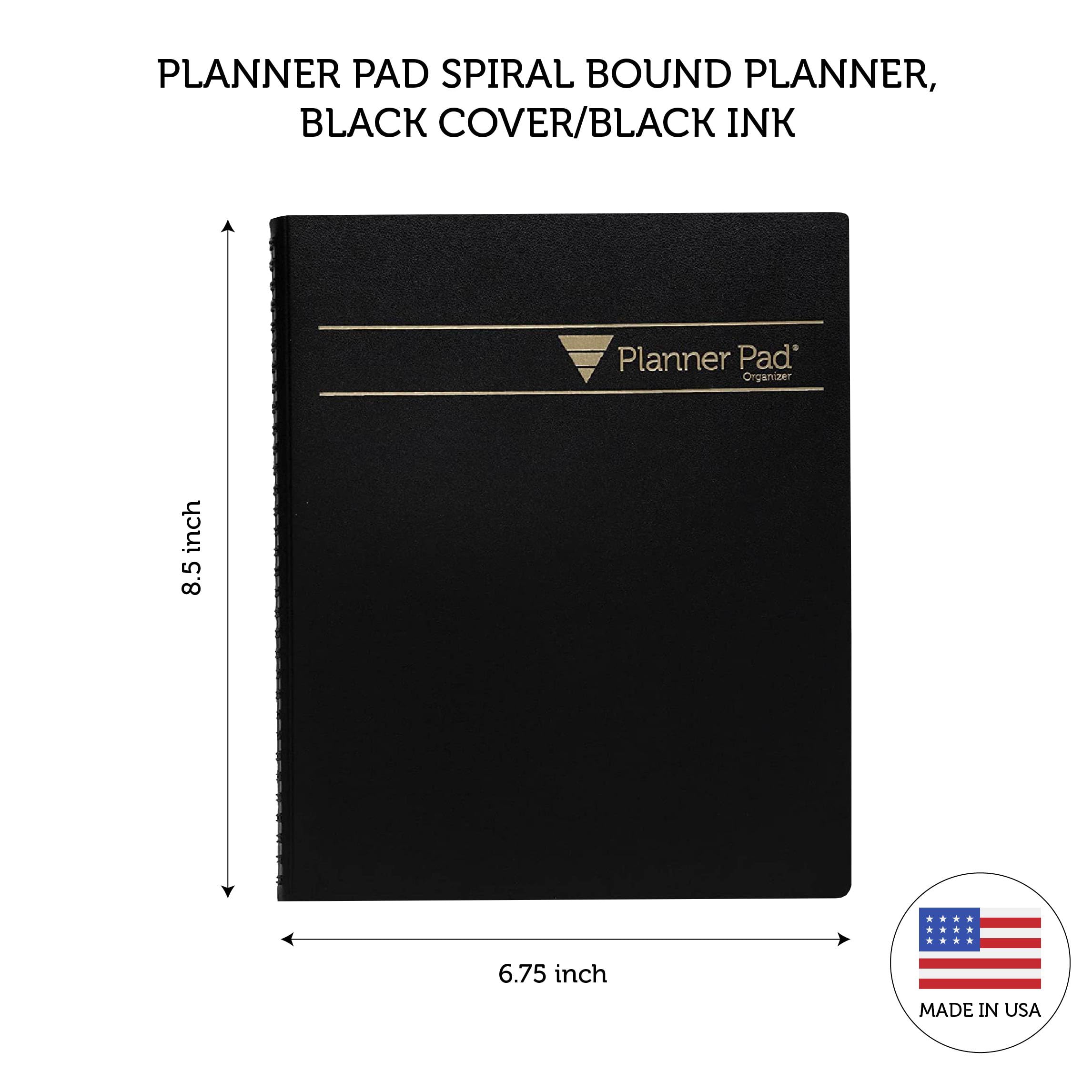 Spiral Bound Planner Pad July 2024 - June 2025 | 6.75